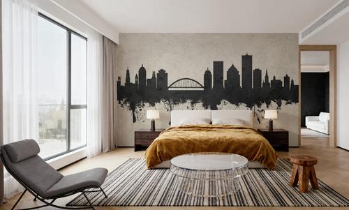Rochester New York Skyline Concrete