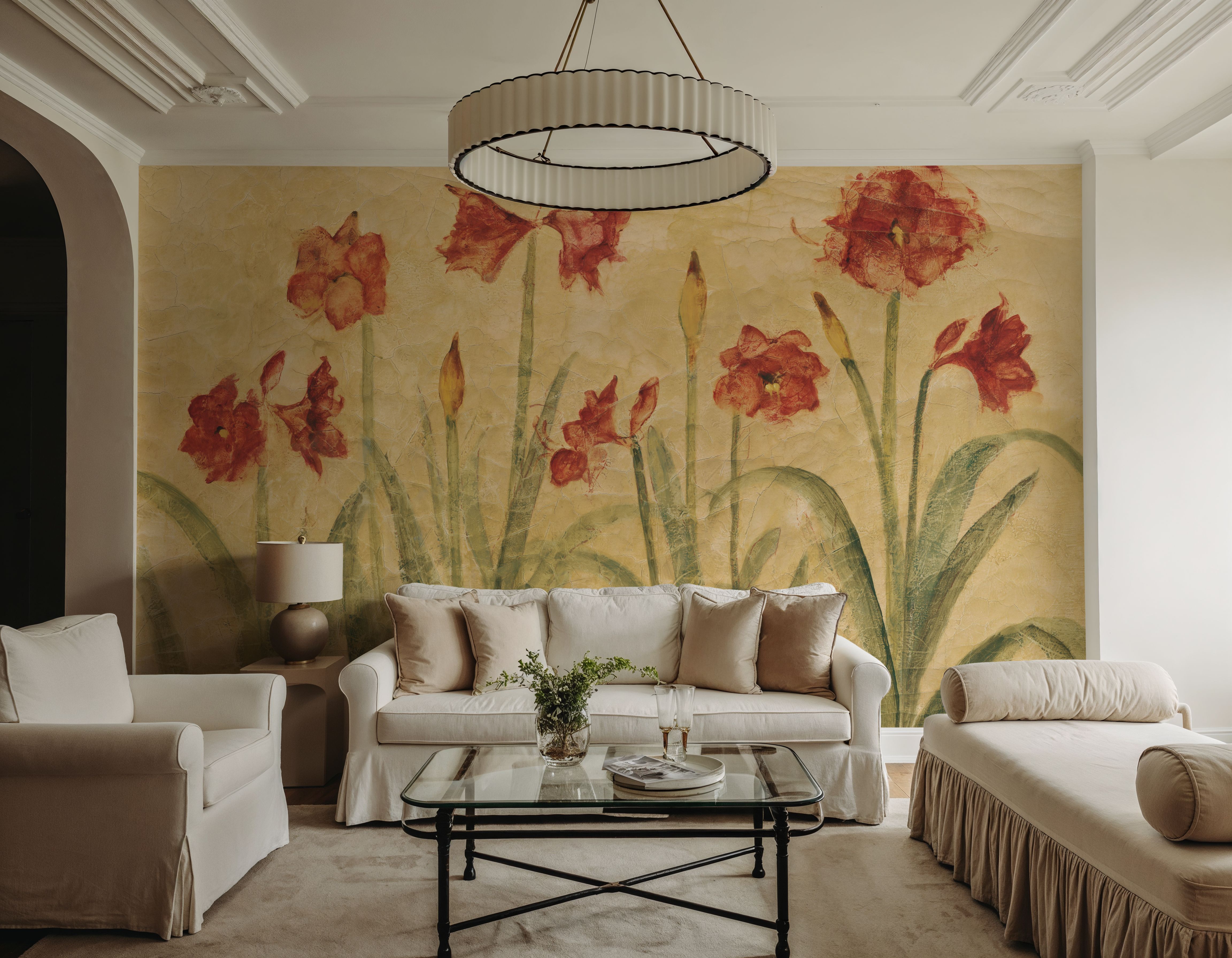 Amaryllis Row, Wallpaper