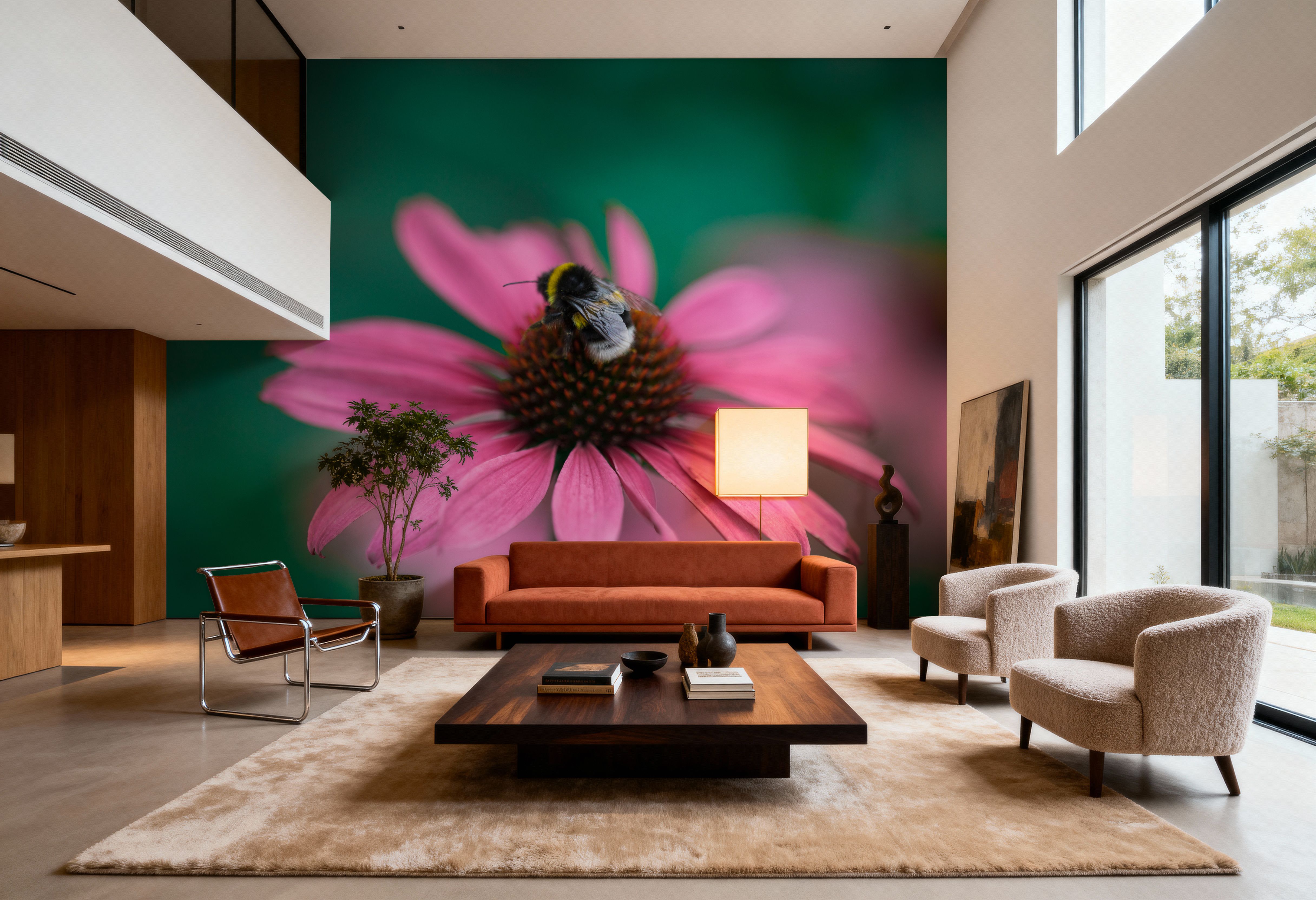 Echinacea & Bumblebee, Tapeten