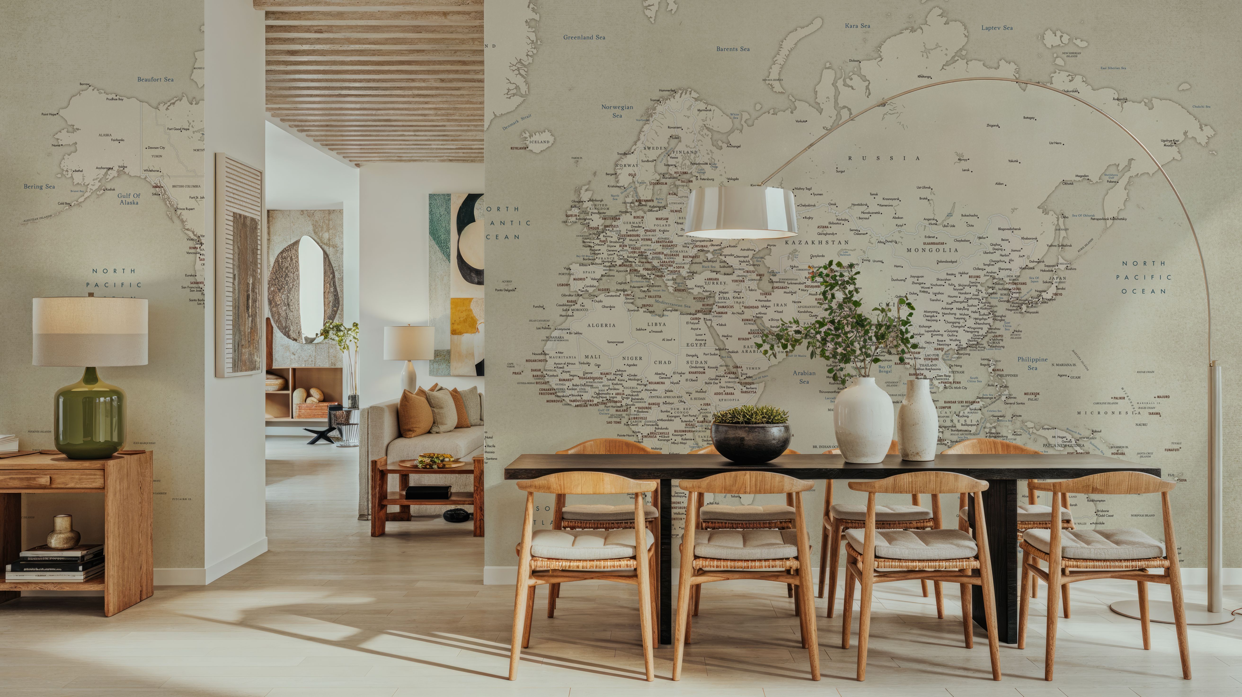 World Map Cities - Gentry, Papel de parede