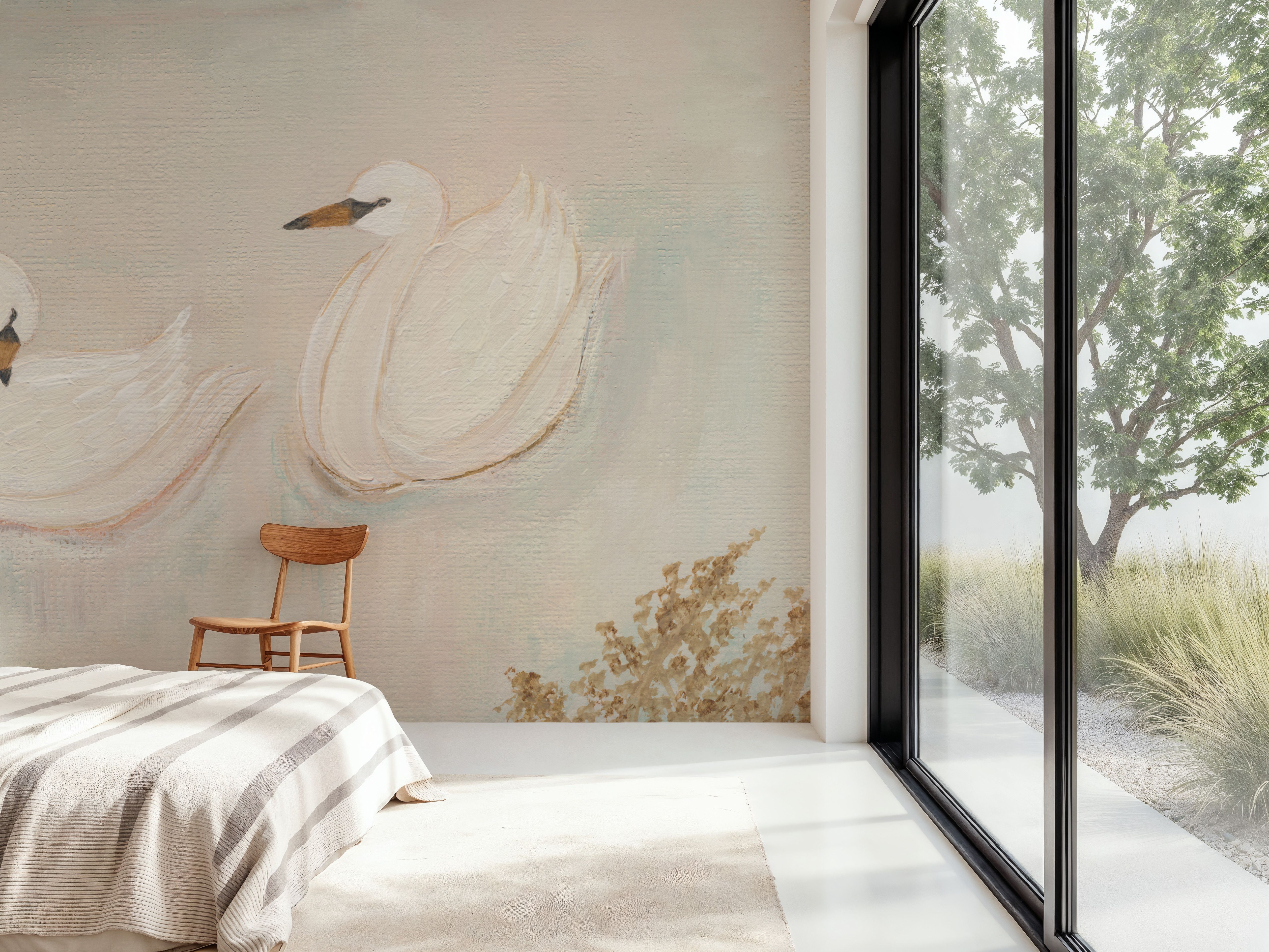 Swan Reverie ll, Wallpaper