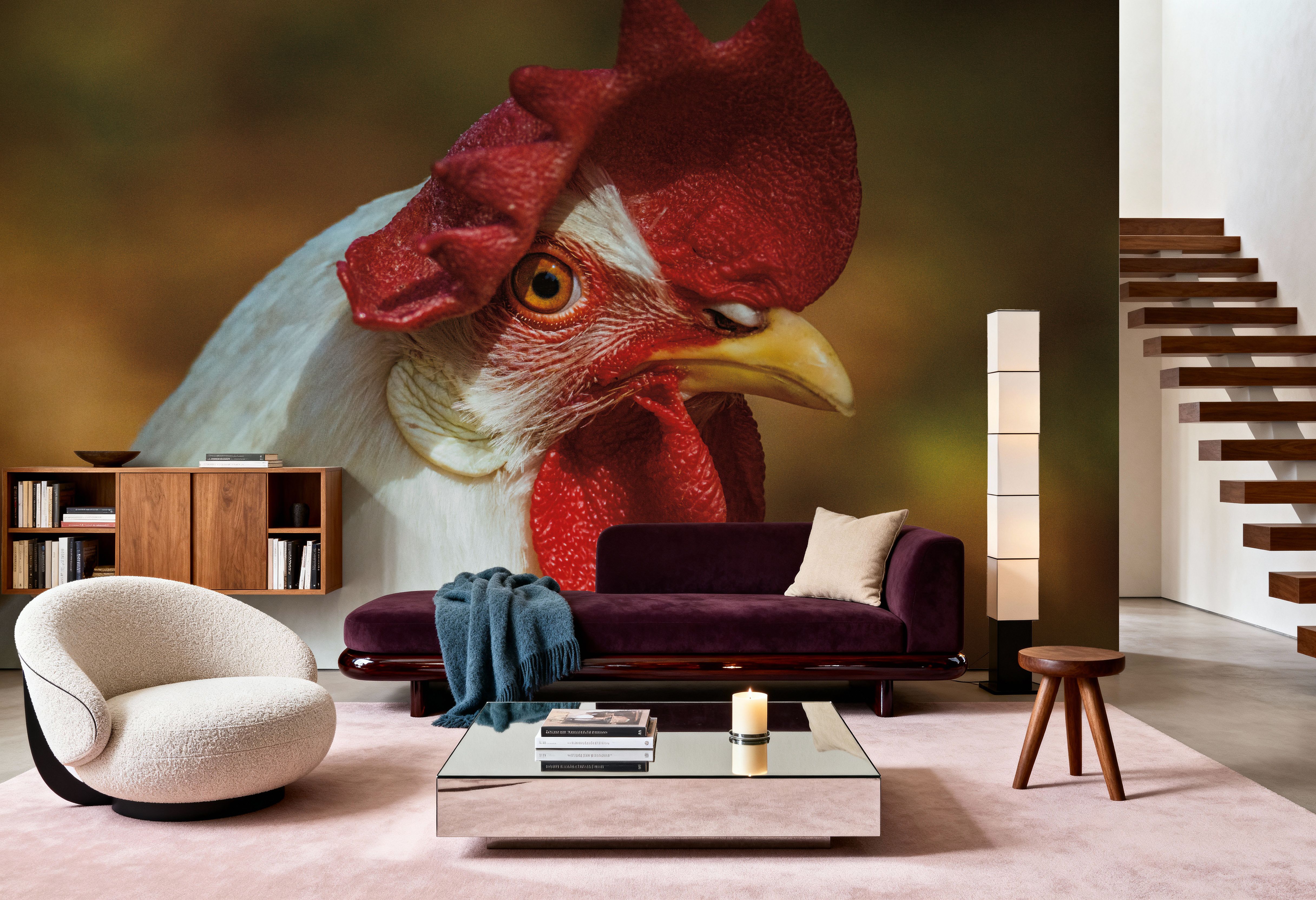 Chicken in the Sun I, Papier peint