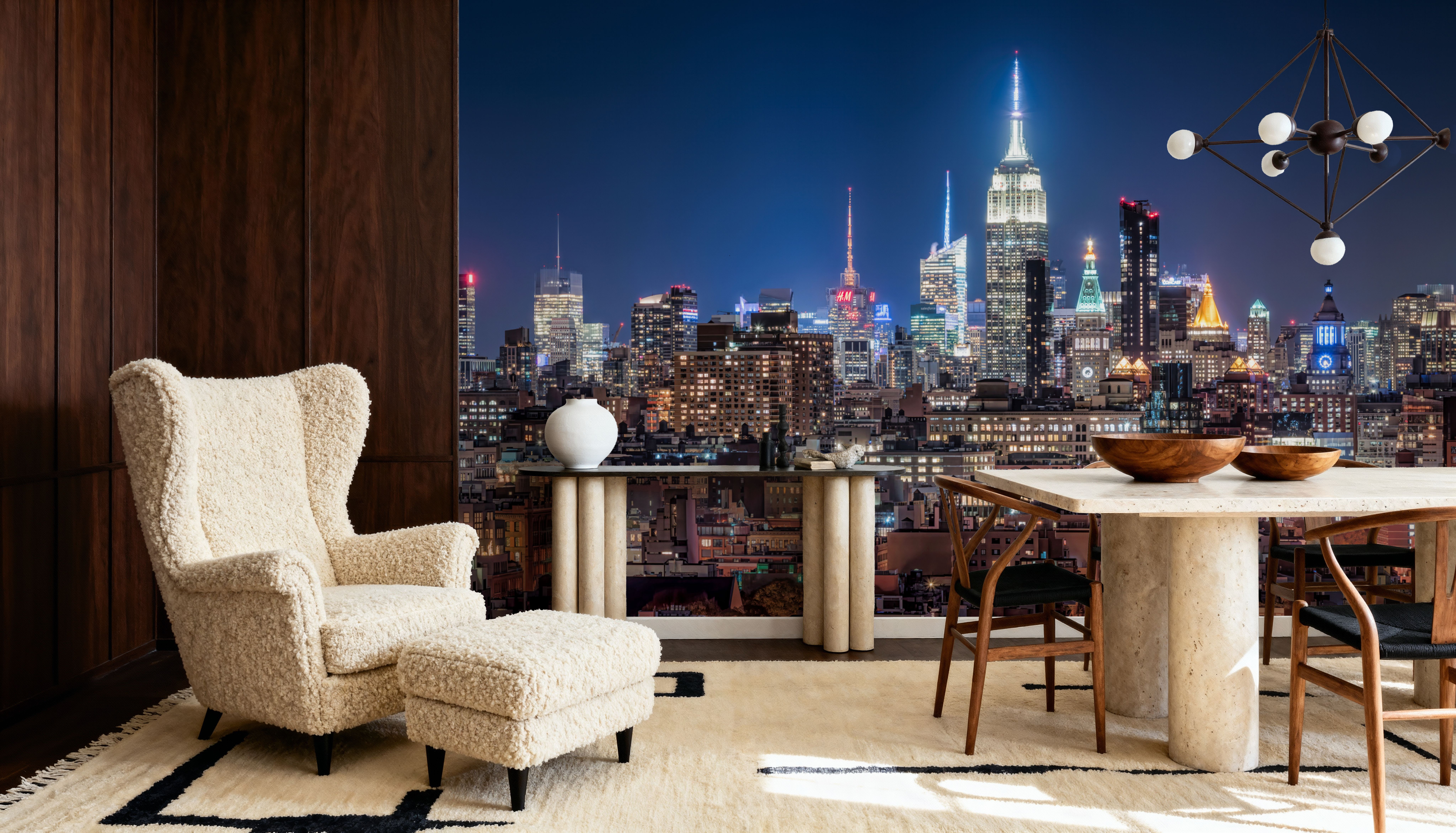 New York Lights, Wallpaper