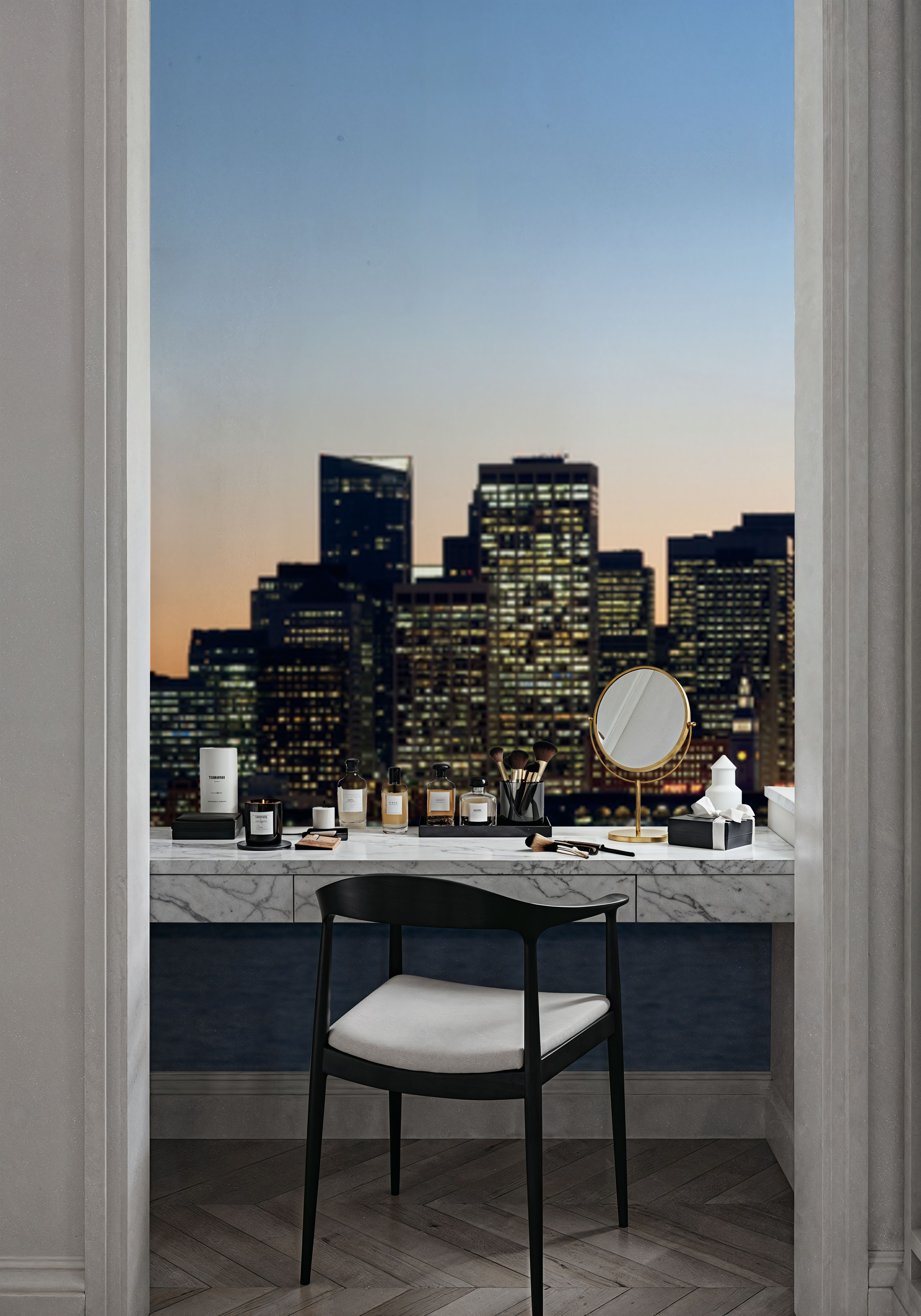 Twilight Harbor Bridge