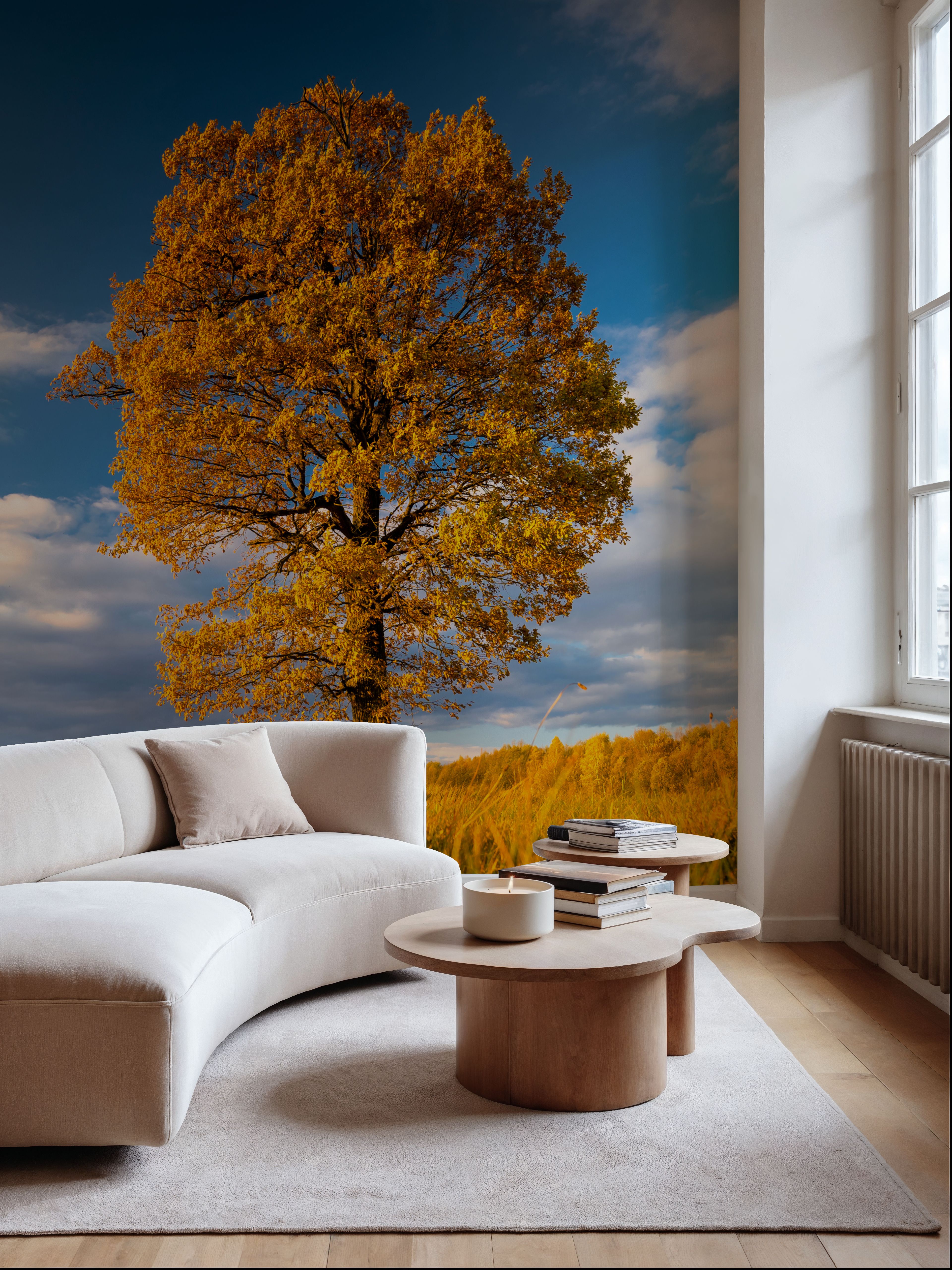 Wall Mural - Last Tree Standing - Rural Landscapes mural wallpaper - Living room - Wallism US - Premium, Textured or Peel & Stick