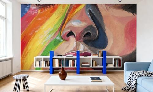 Rainbow Face Paint