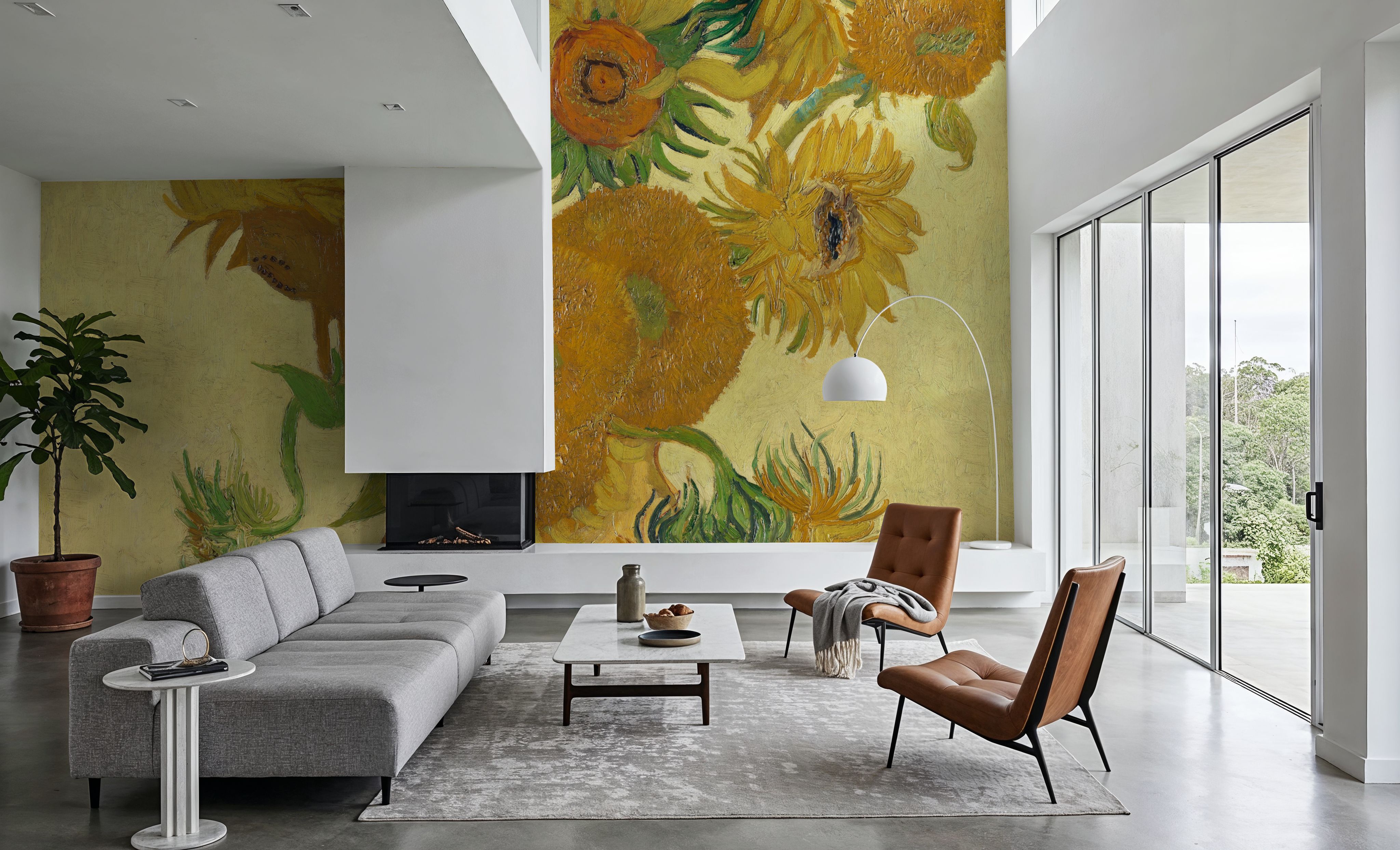 Sunflowers, Wallpaper