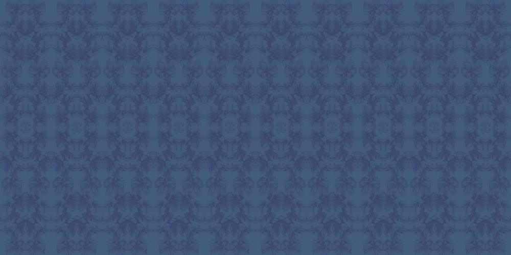 Flower Bridges Small Blue