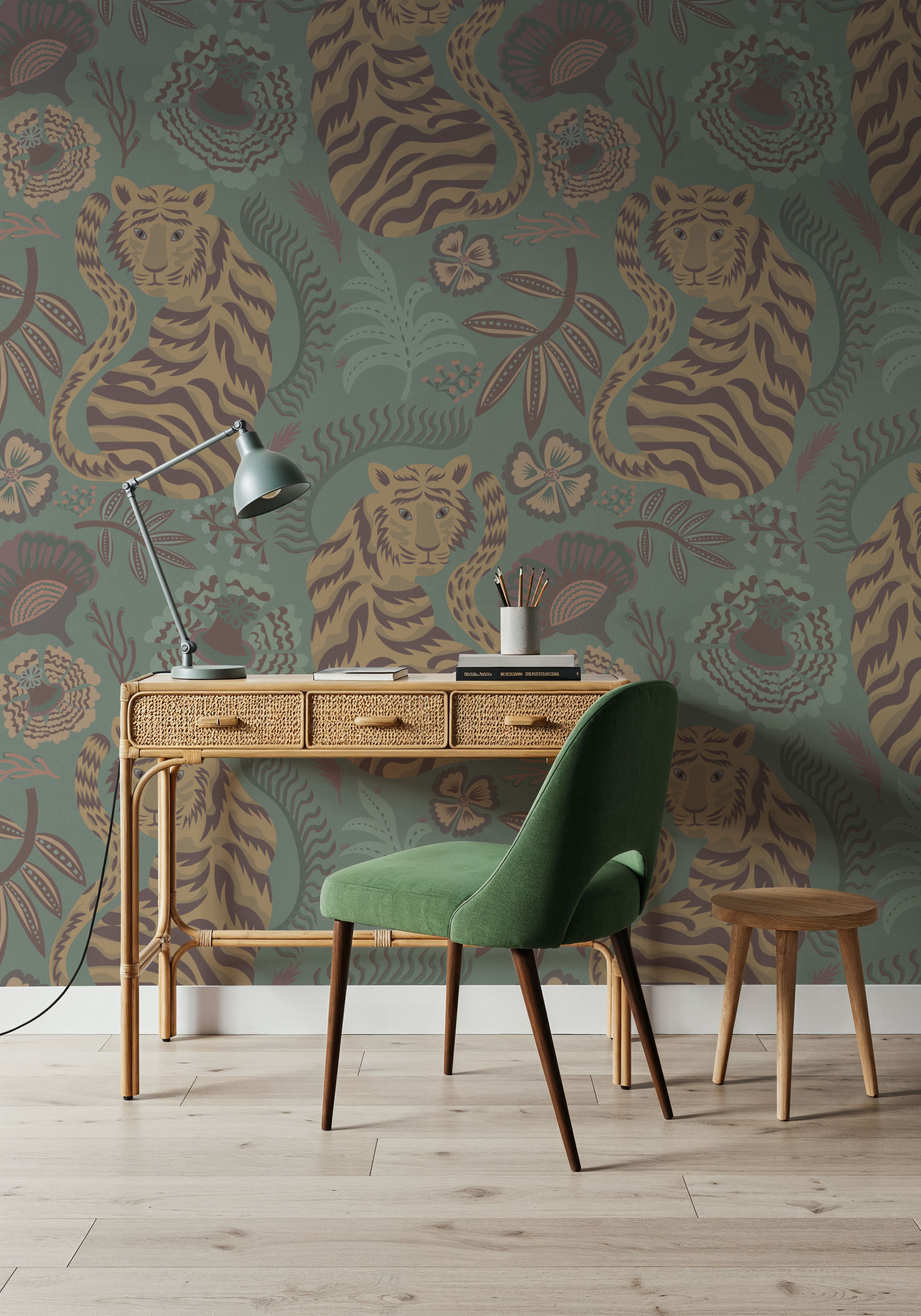 Painterly Tigers Mint