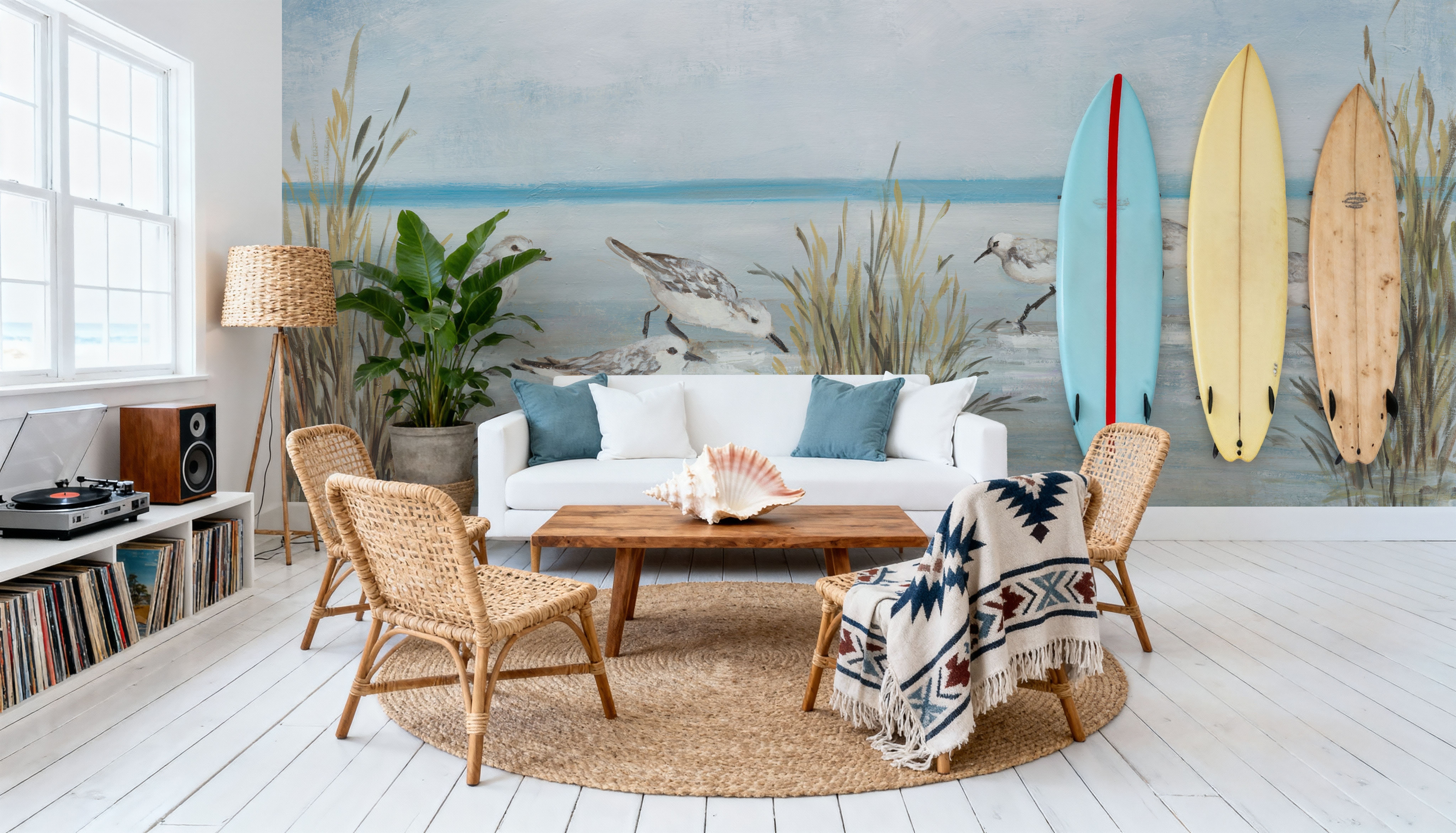 Beach Birds I