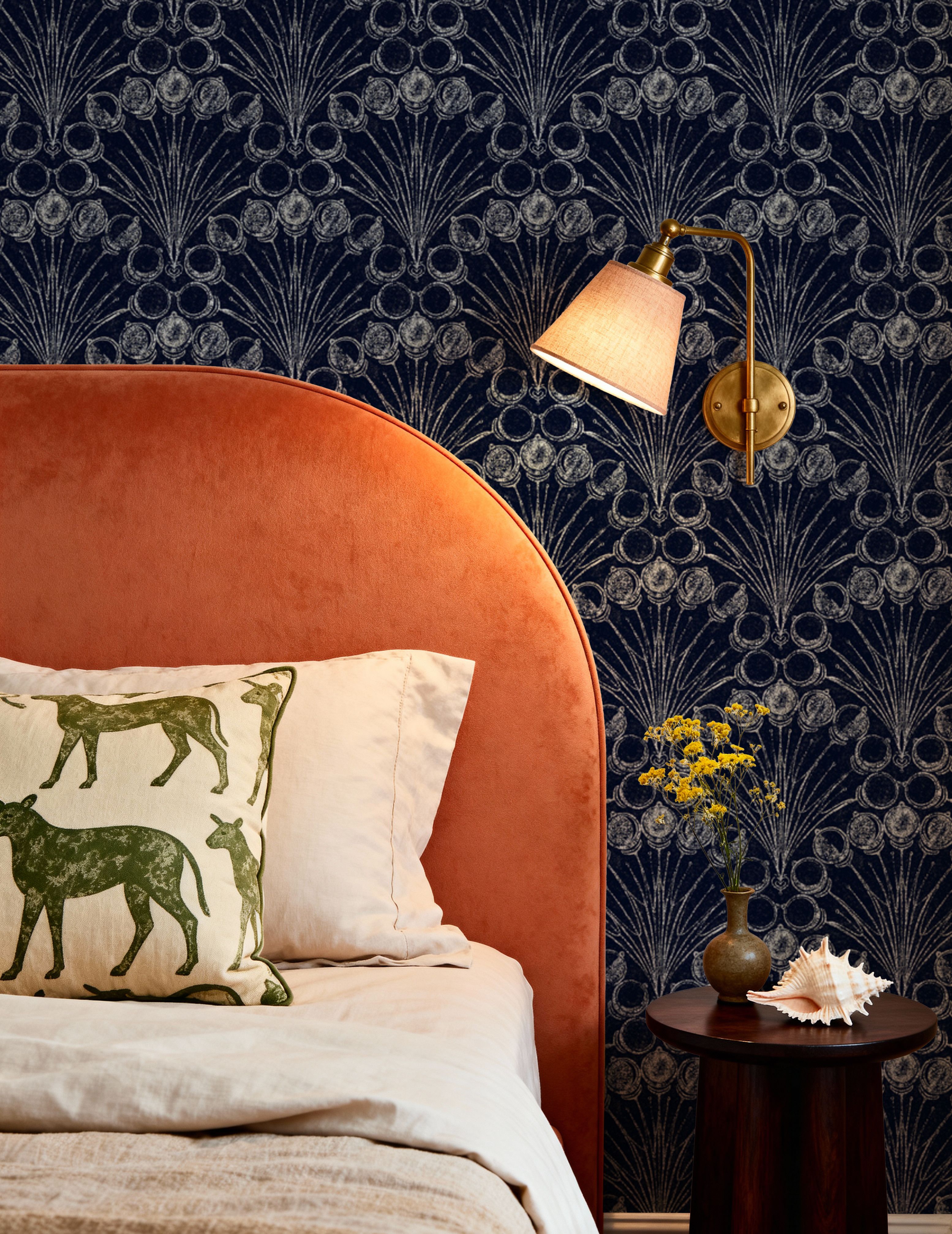 Art Deco Moon Phase, Night
