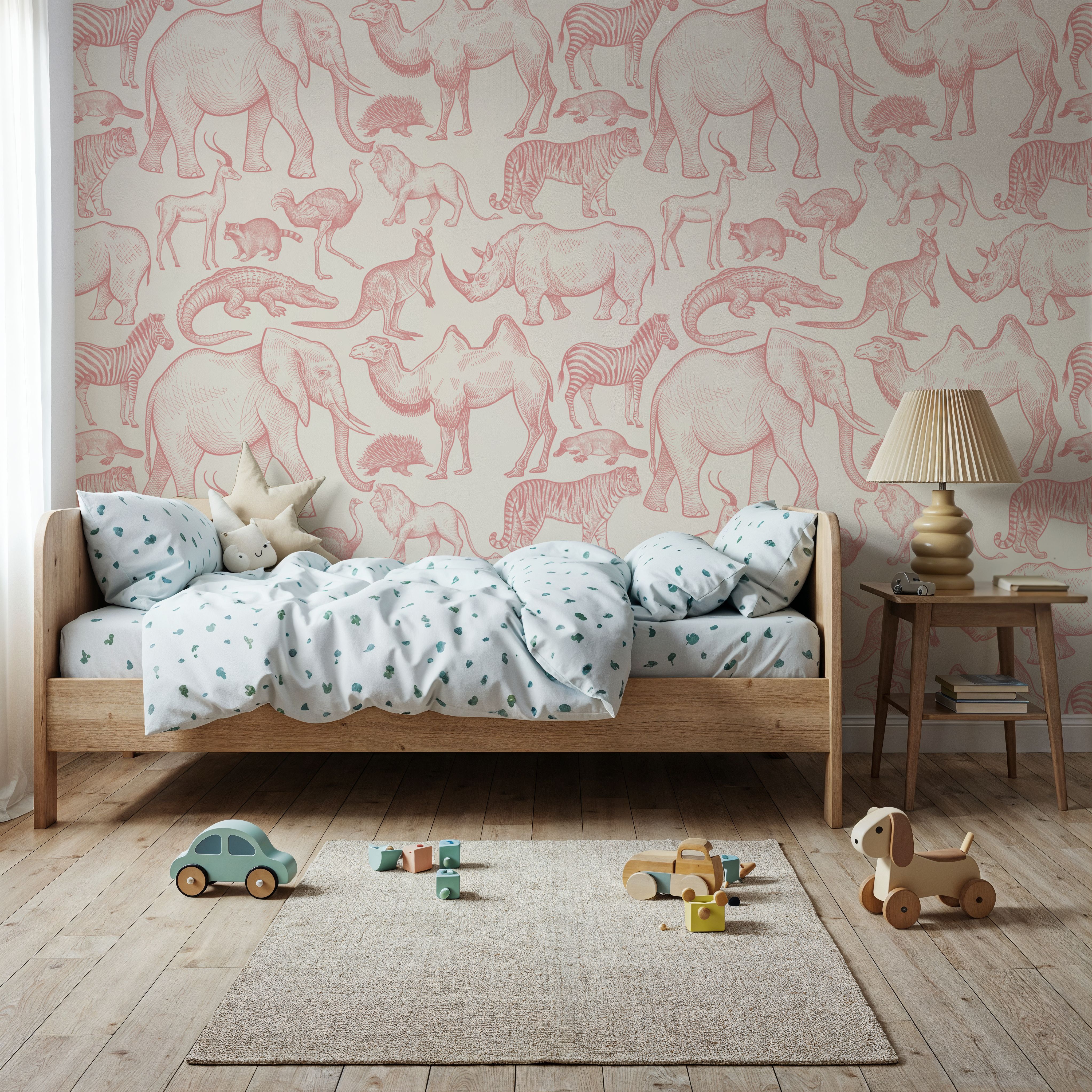 Animals All Over The World Large, Wallpaper