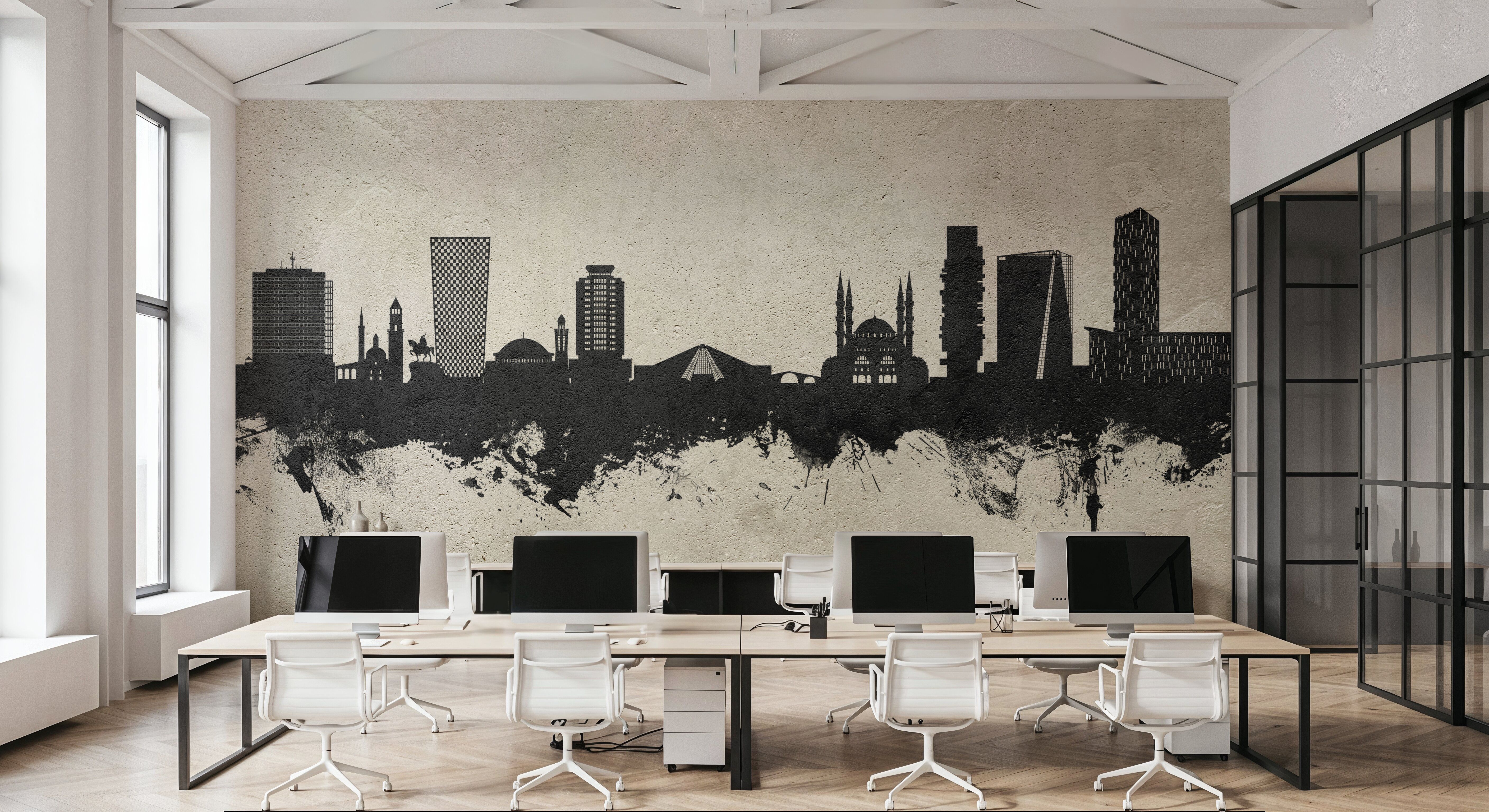 Tirana Skyline Concrete