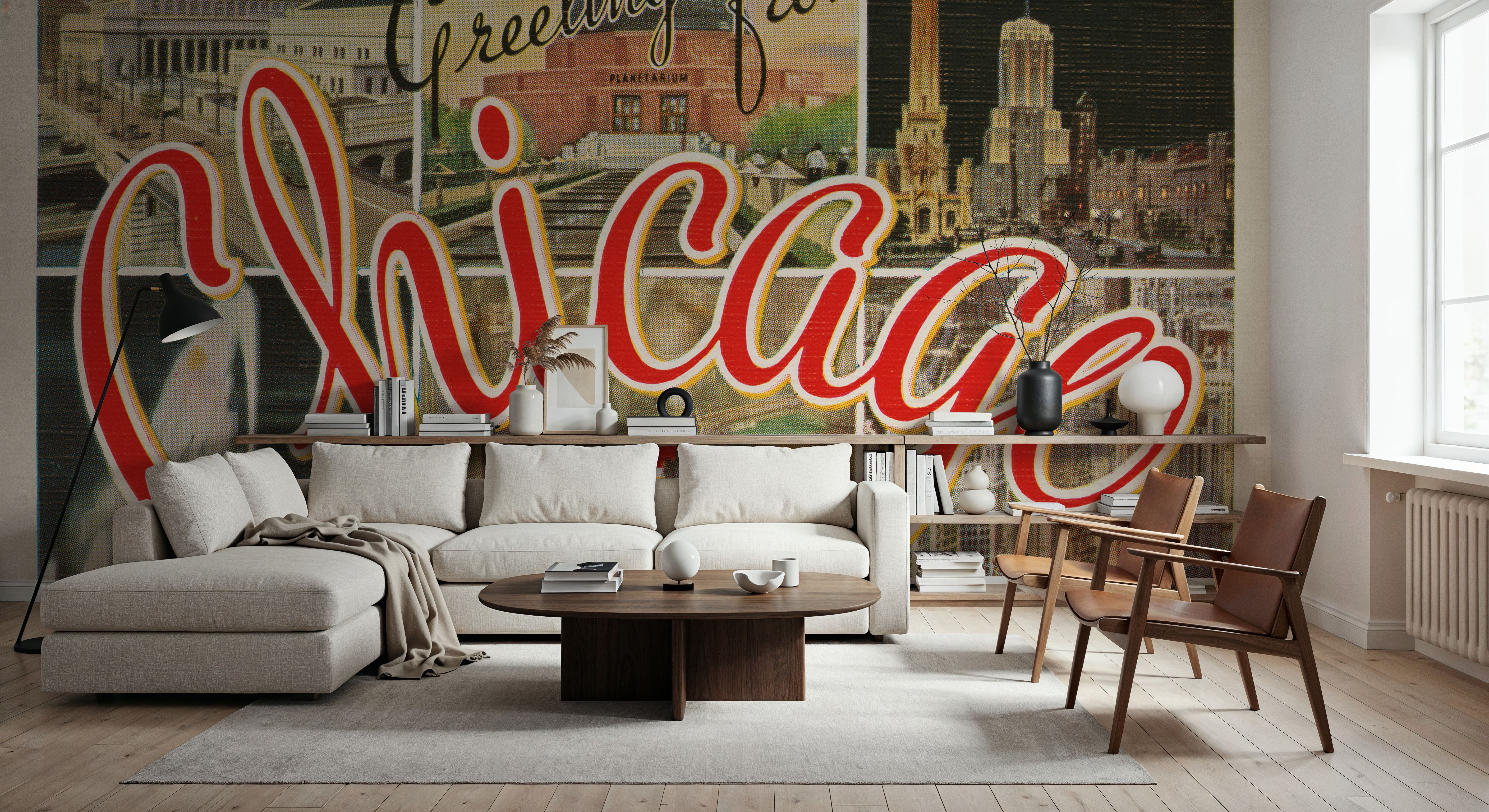 Greetings From Chicago - Screenprint