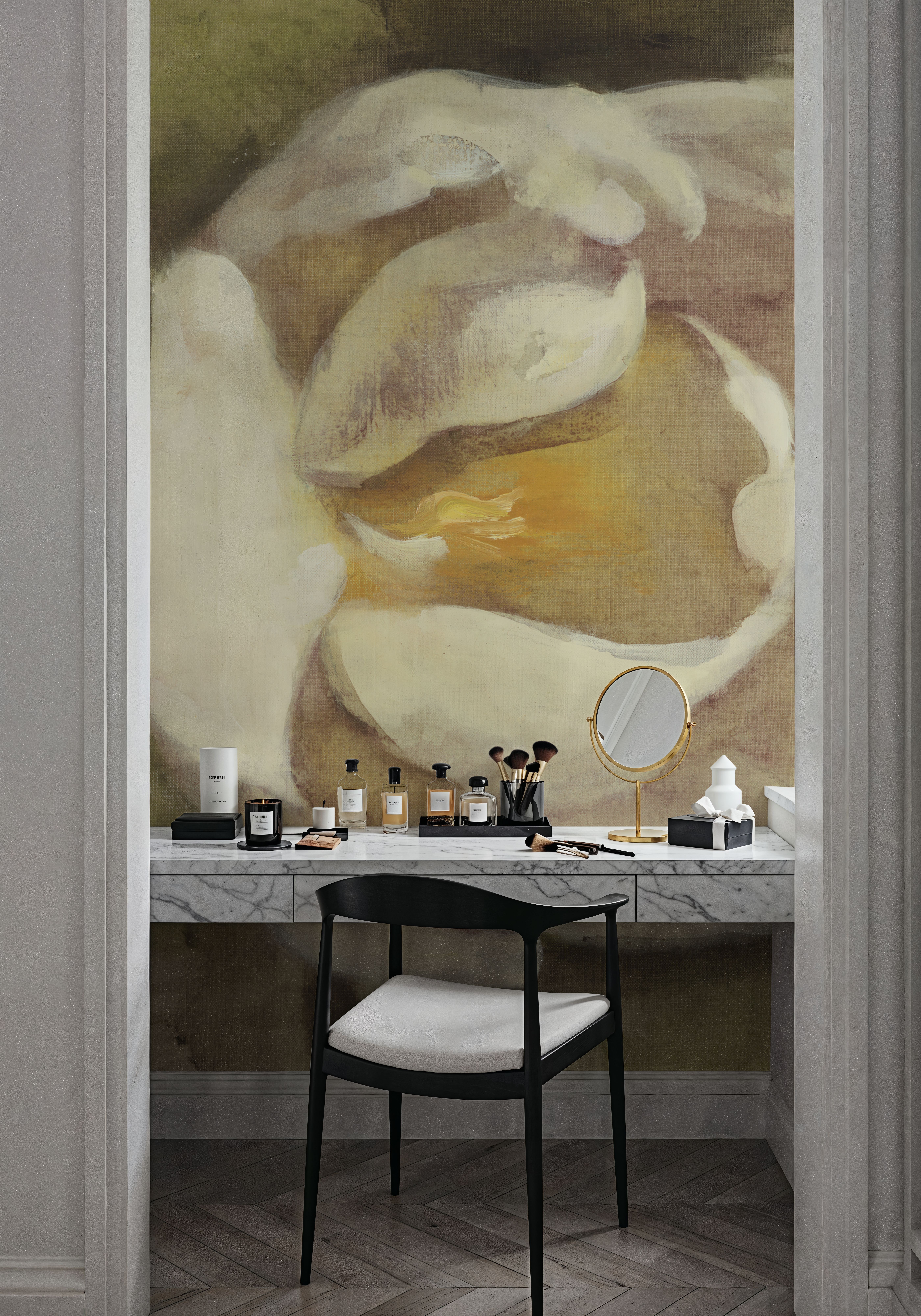 White Blossom on Canvas
