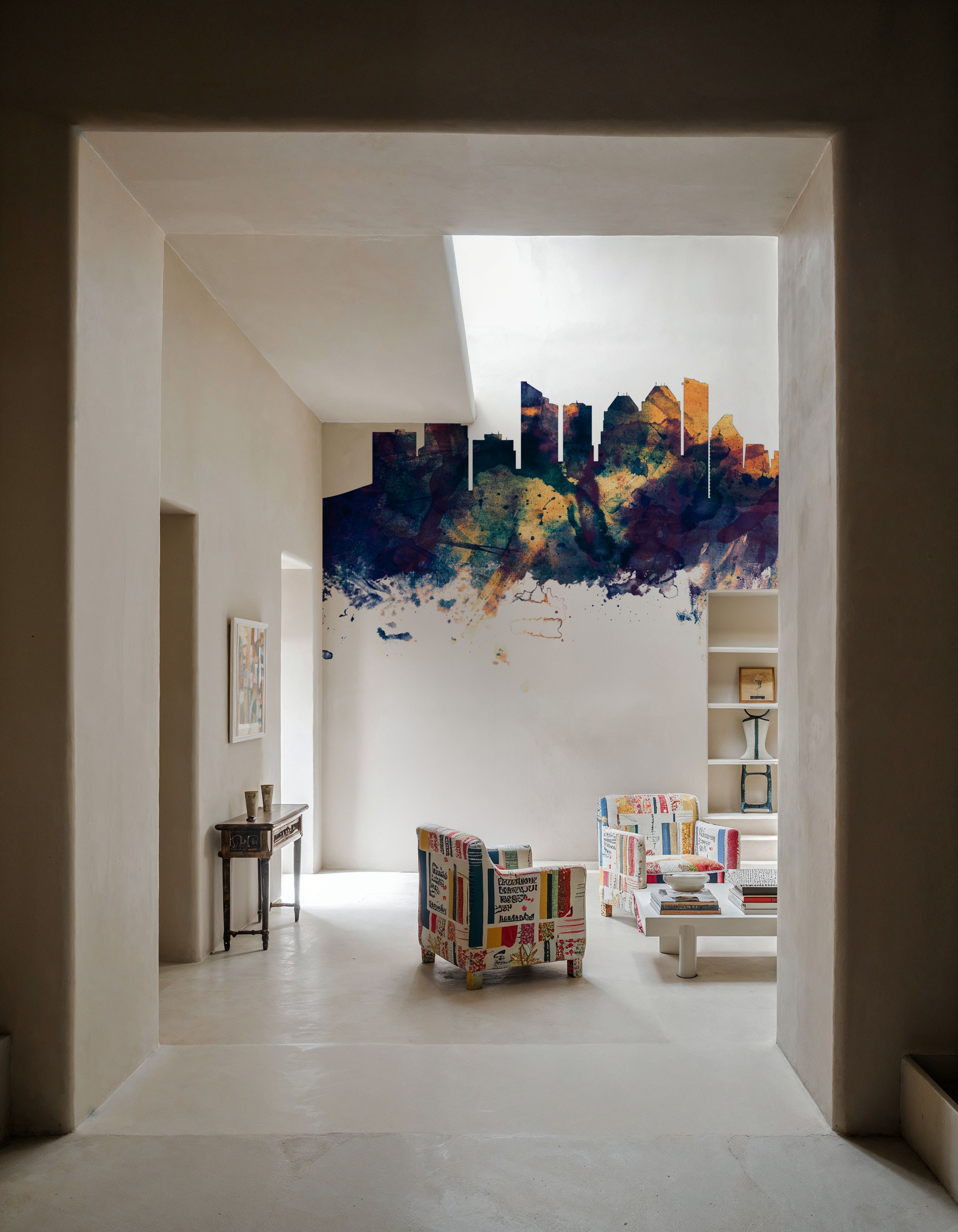 Calgary Canada Skyline Blue & Bronze