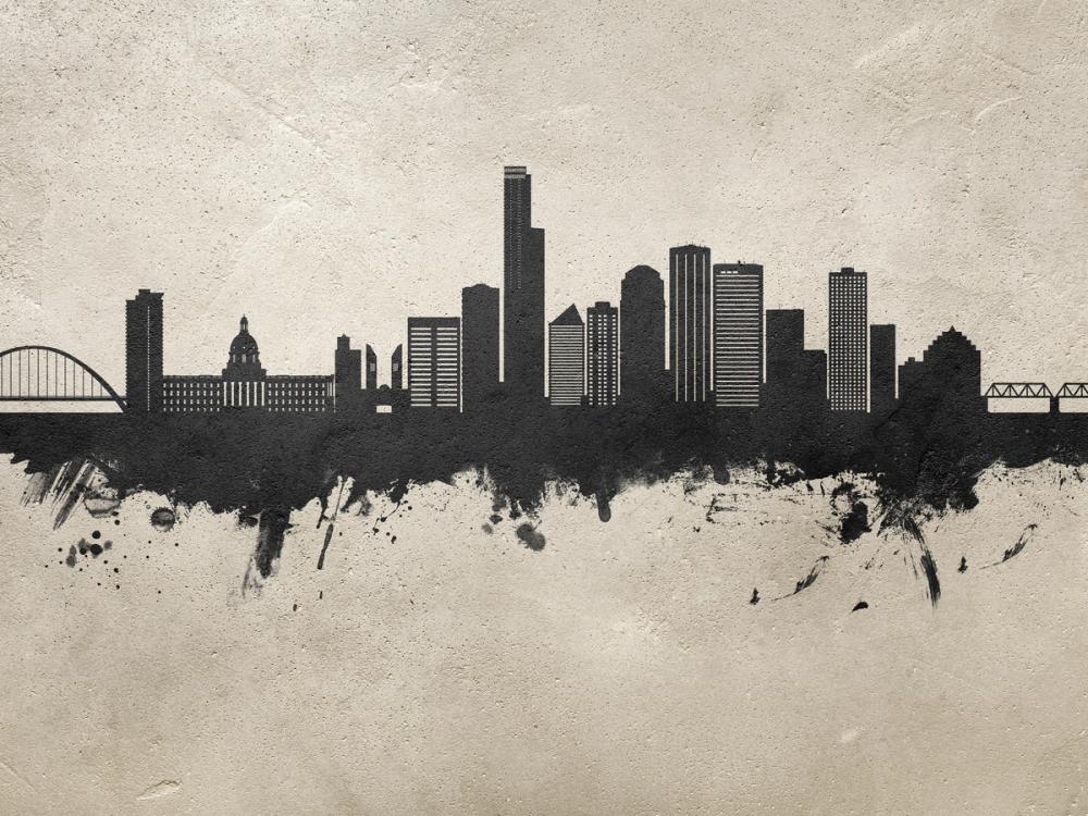Edmonton Canada Skyline Concrete
