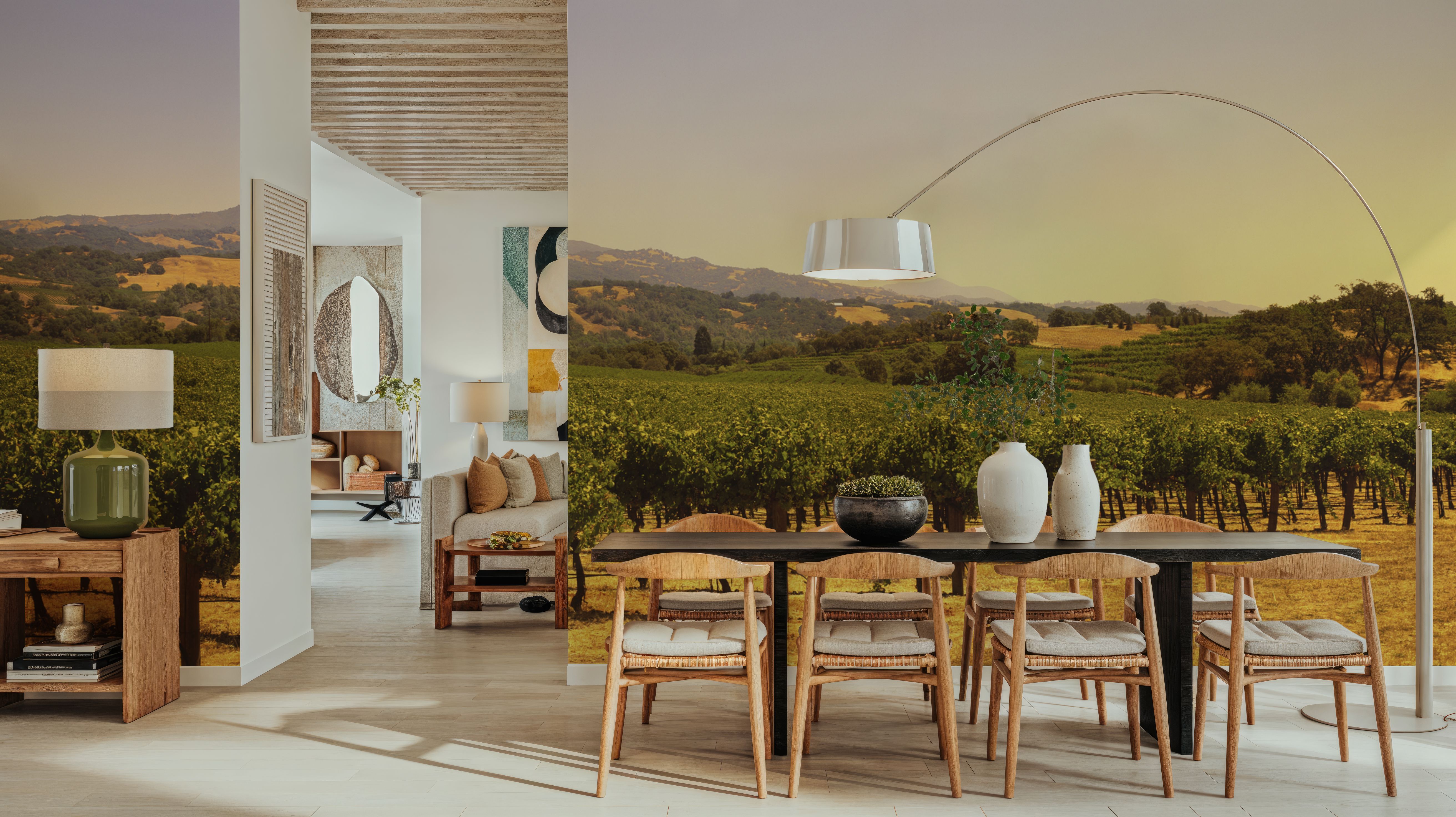 Golden Vineyard Vista