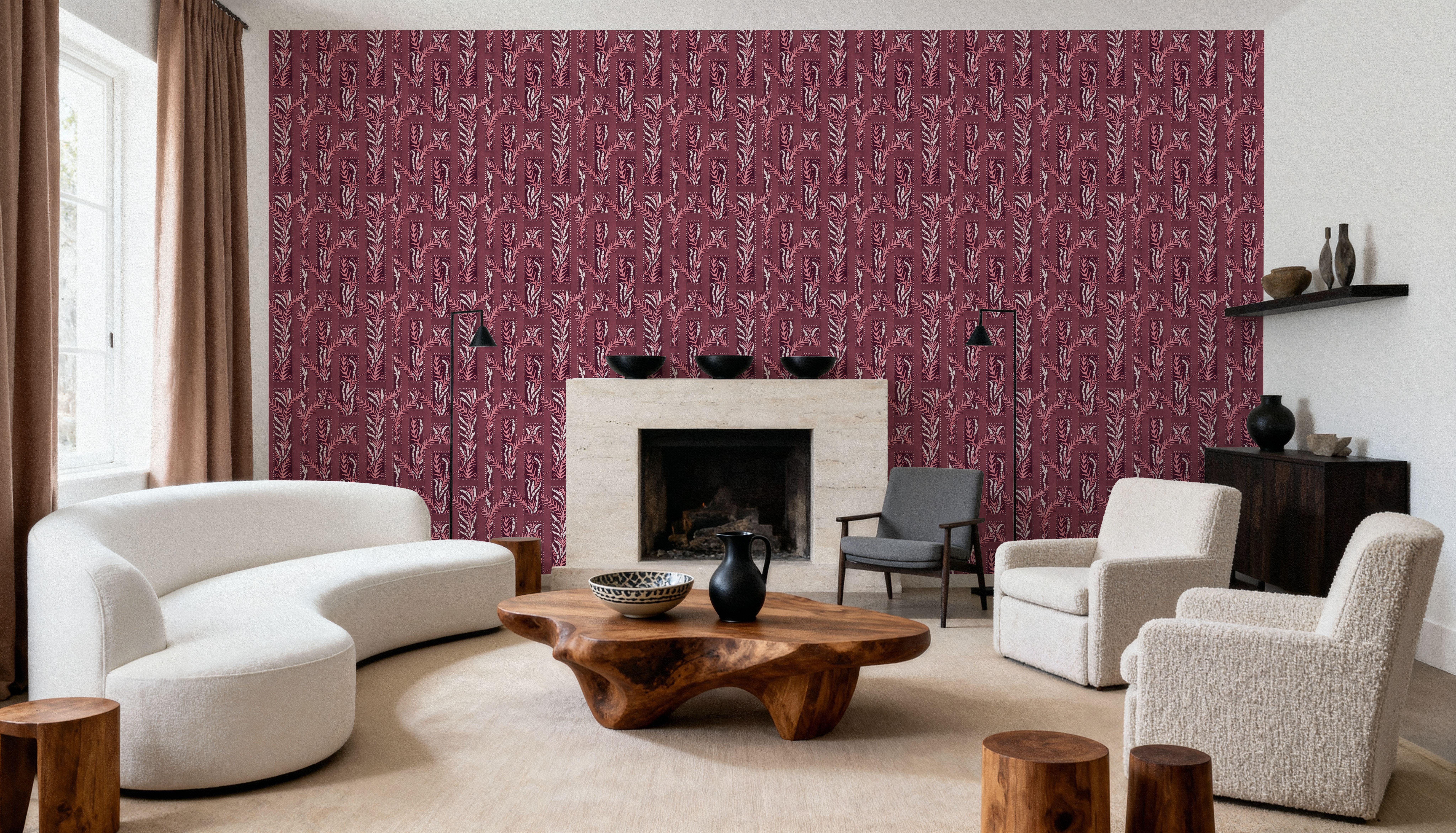 Samarkand Ferns, Rose Dust