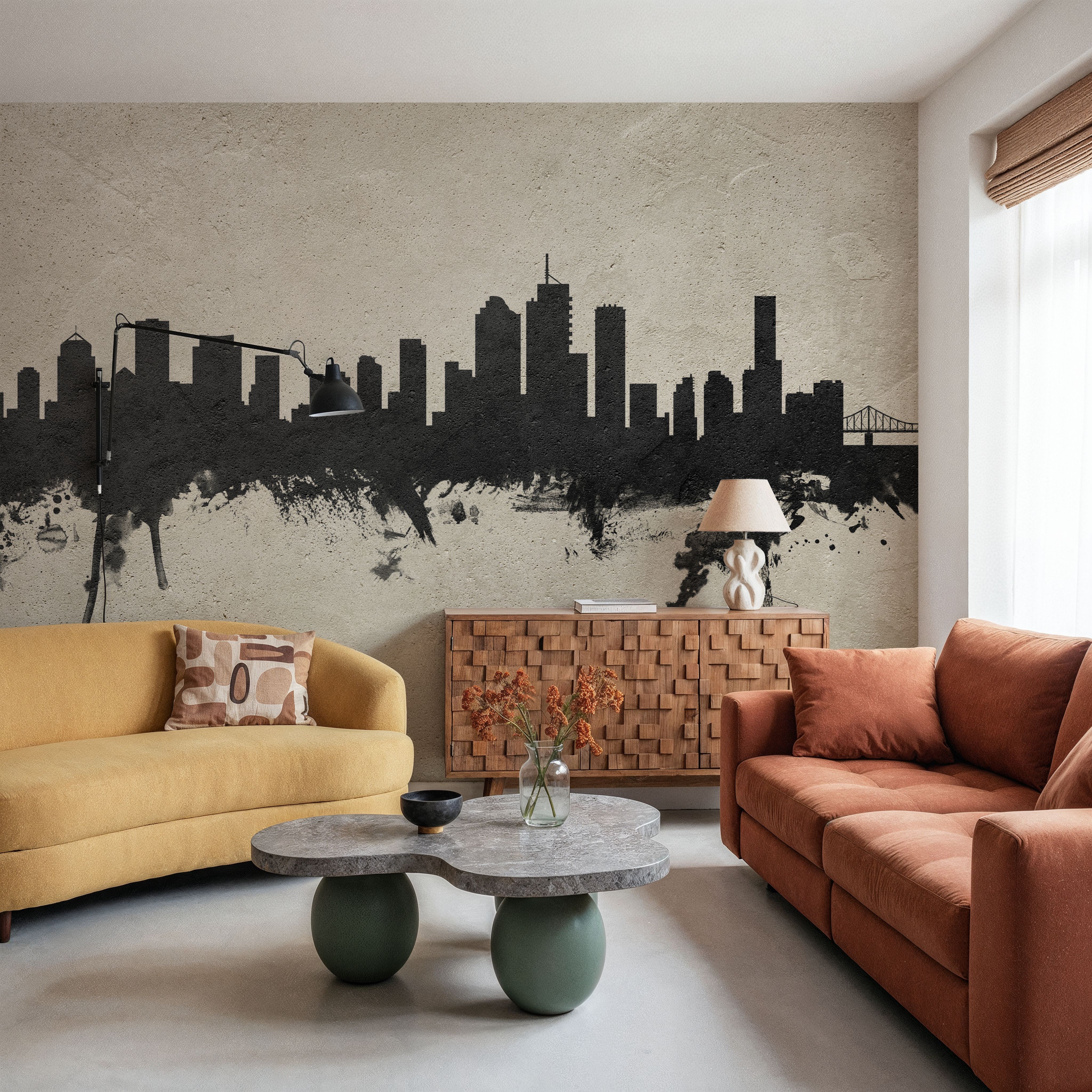 Brisbane Australia Skyline Concrete