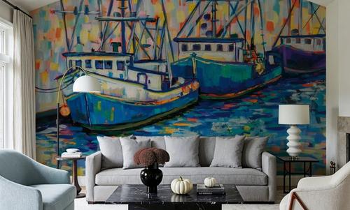 Boats in Harbor