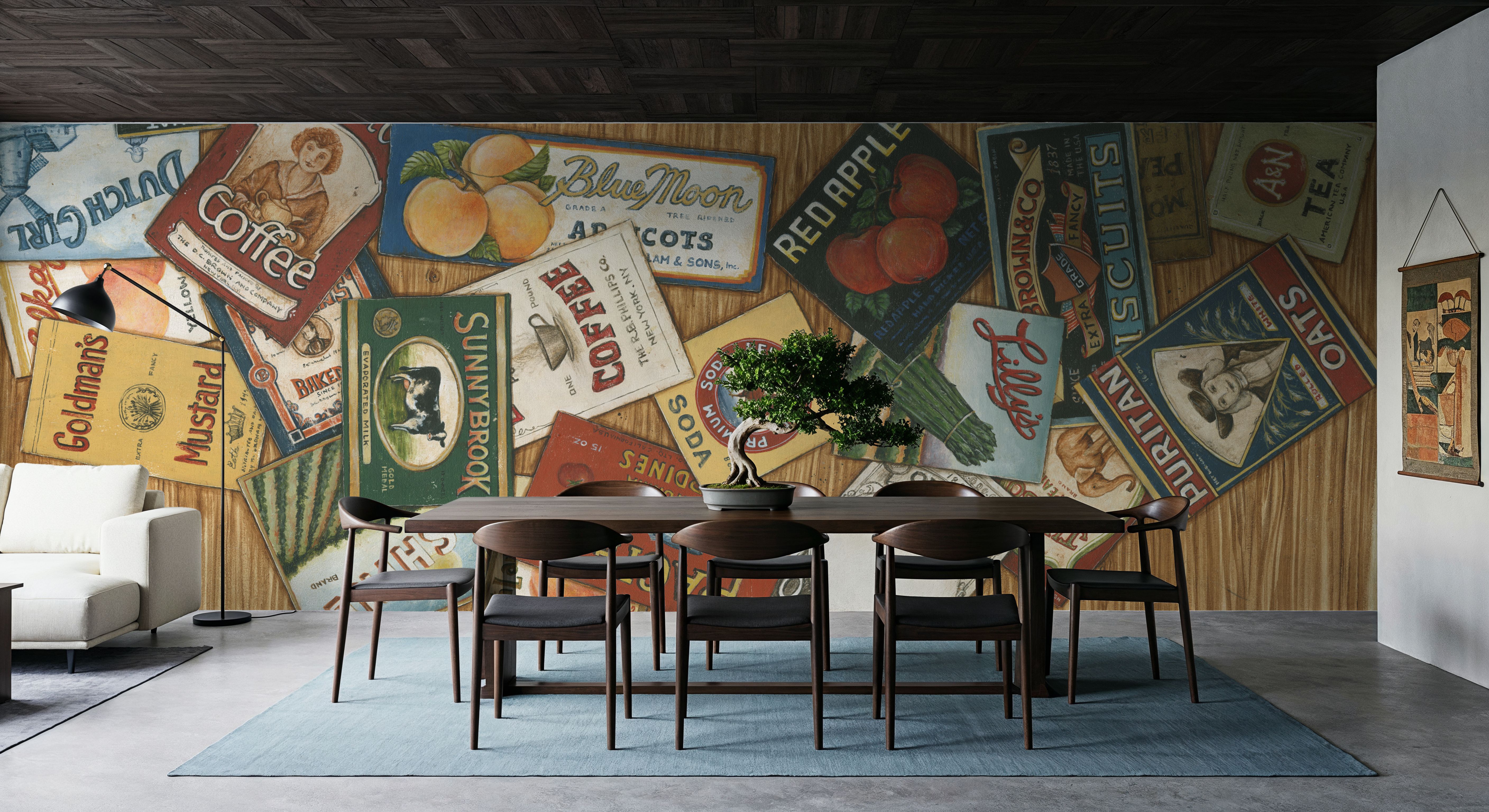 Vintage Signs, Wallpaper