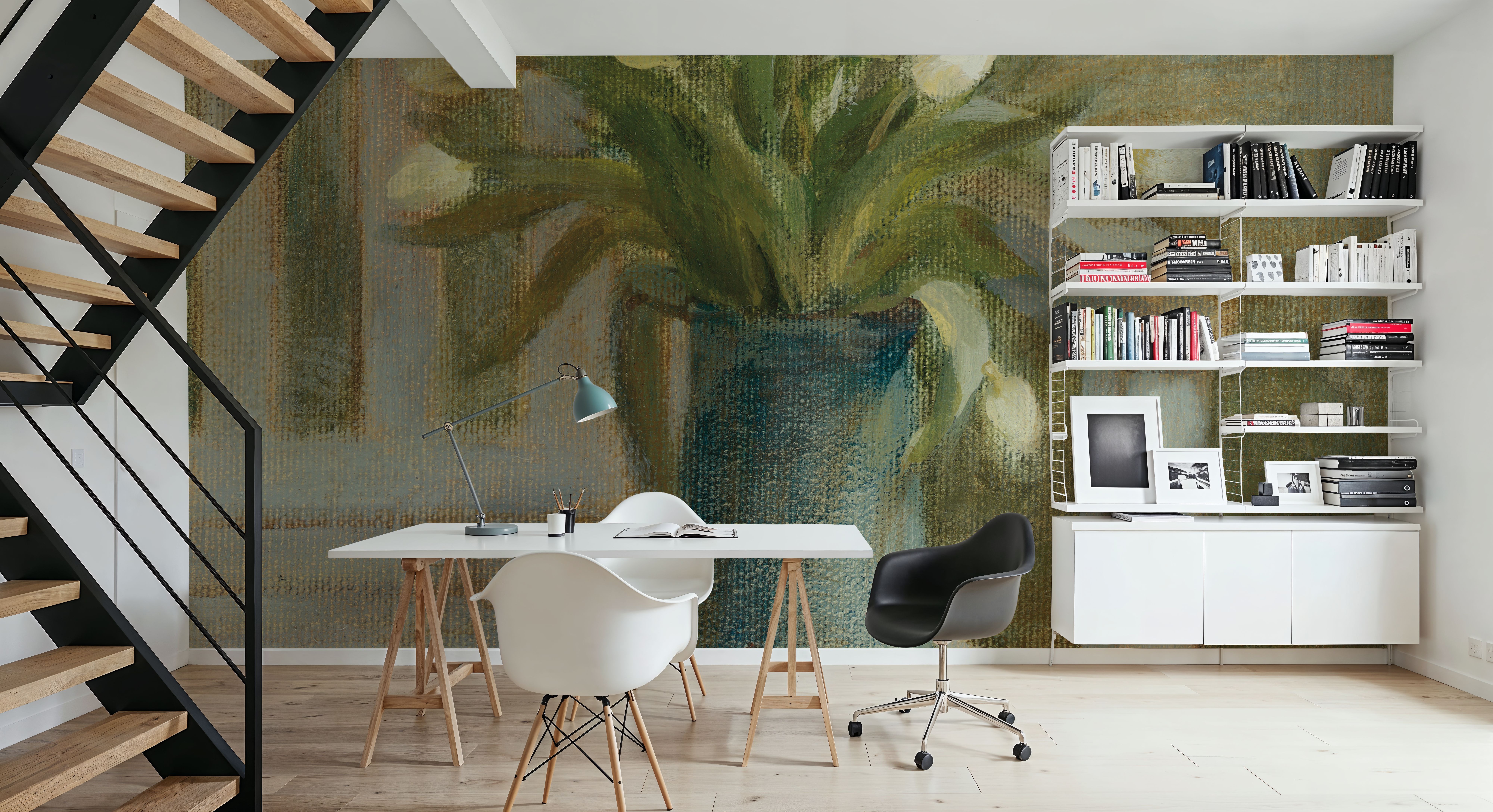 Tulip Bouquet on Bench