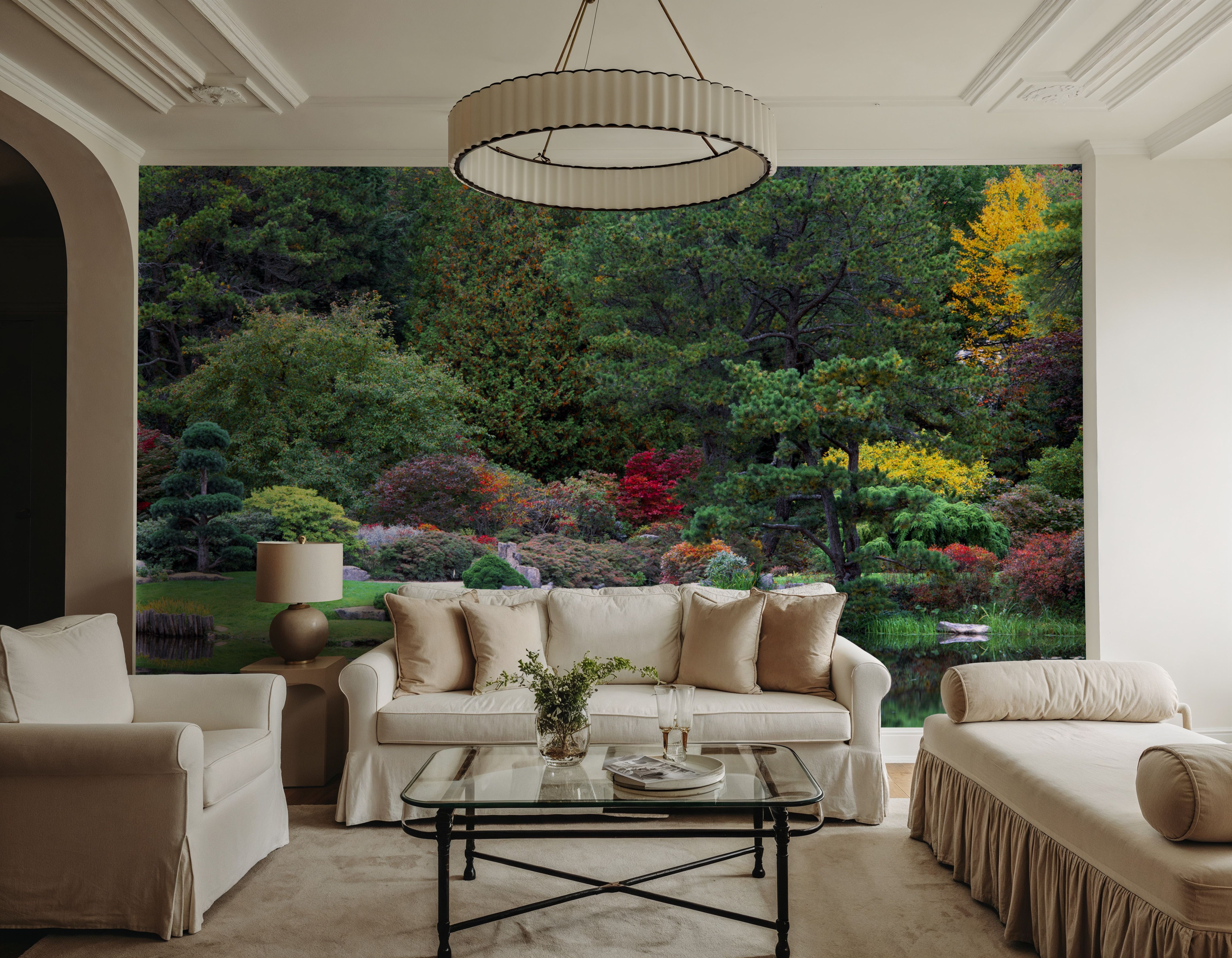 Autumn Bridge Reflection