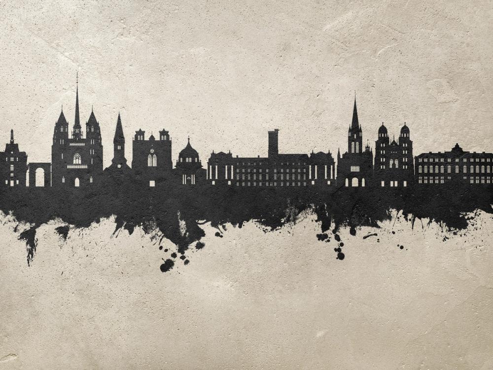 Dijon France Skyline Concrete