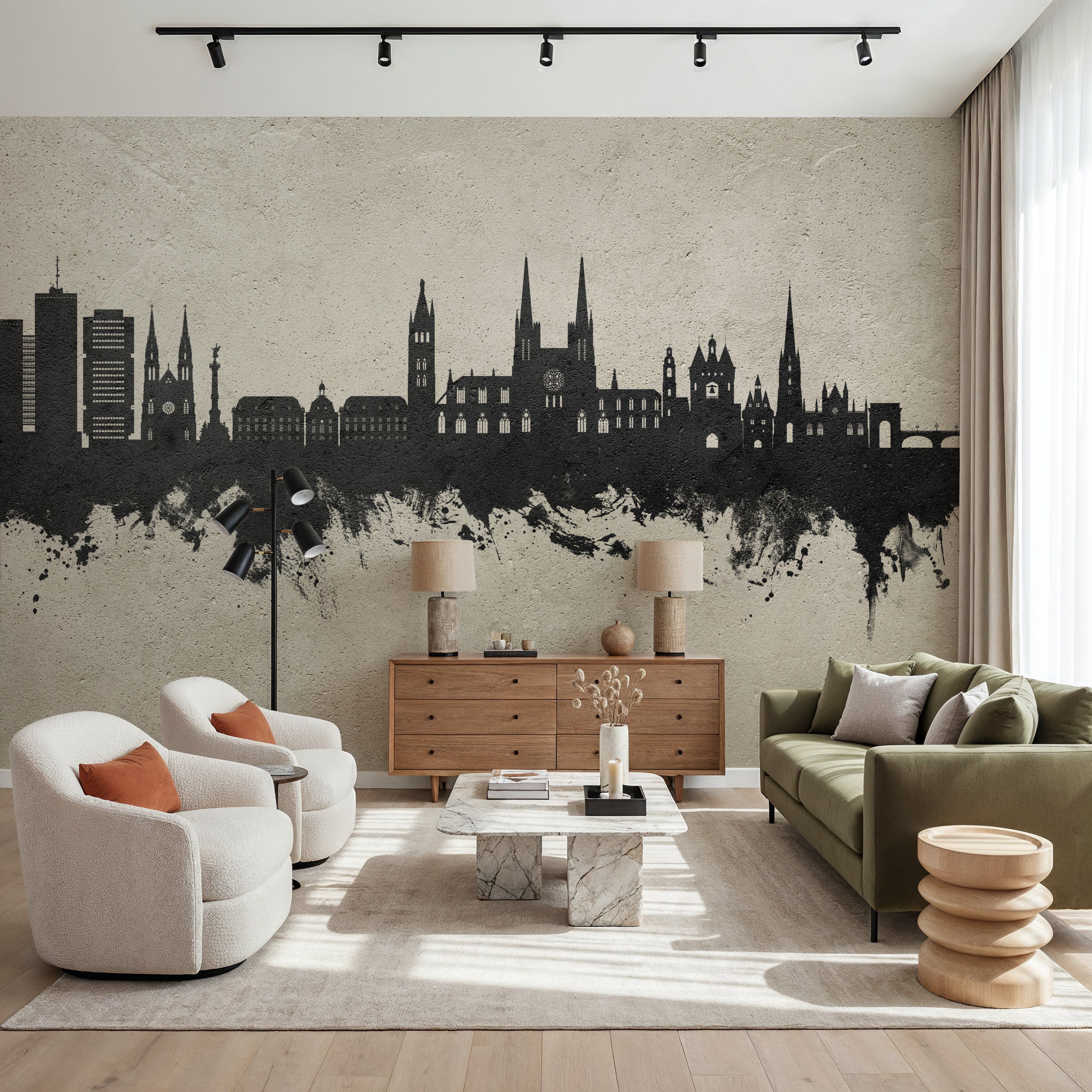 Bordeaux France Skyline  Concrete