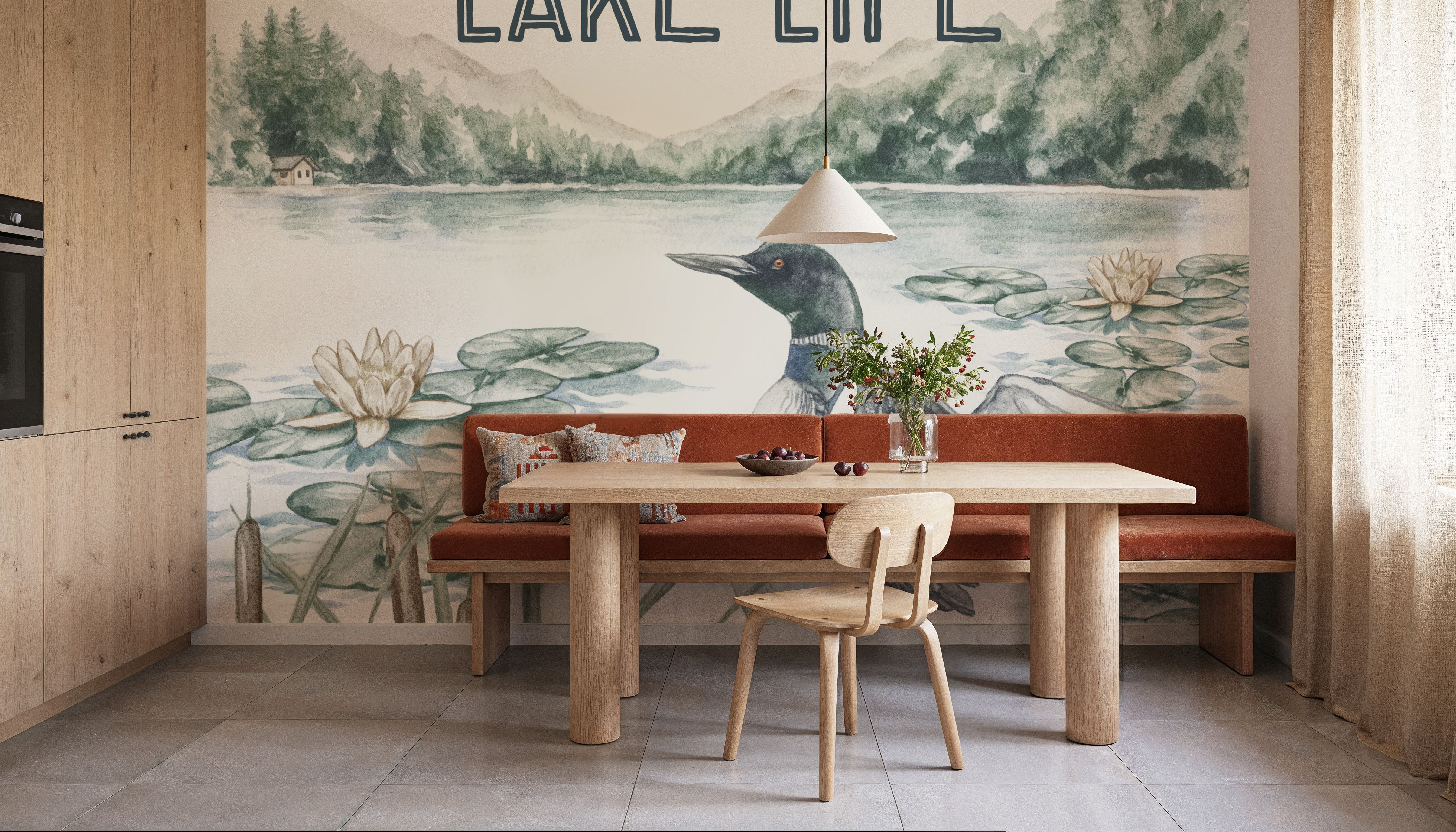 Lakeside IV, Tapeten