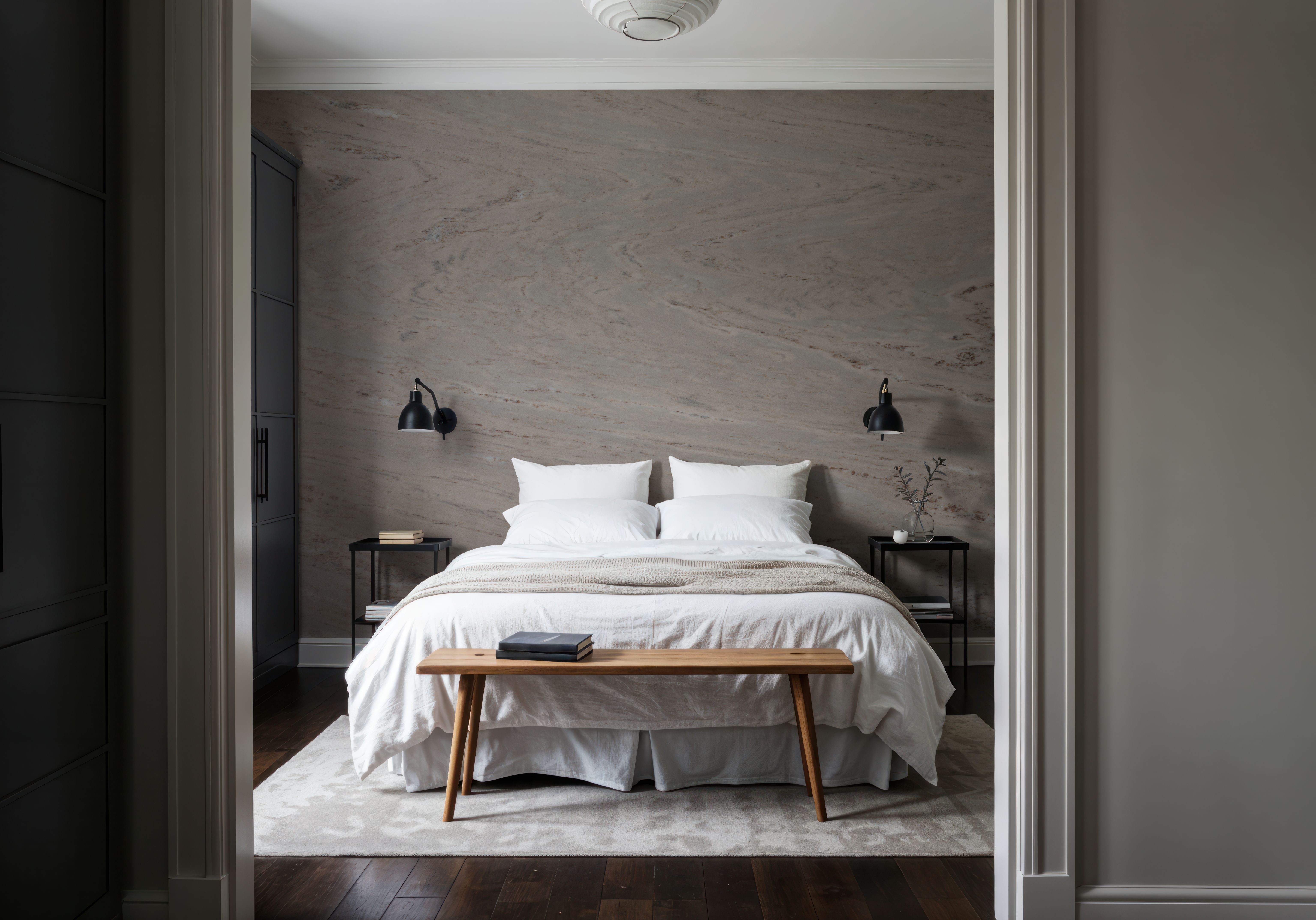 Light Granite, Behang