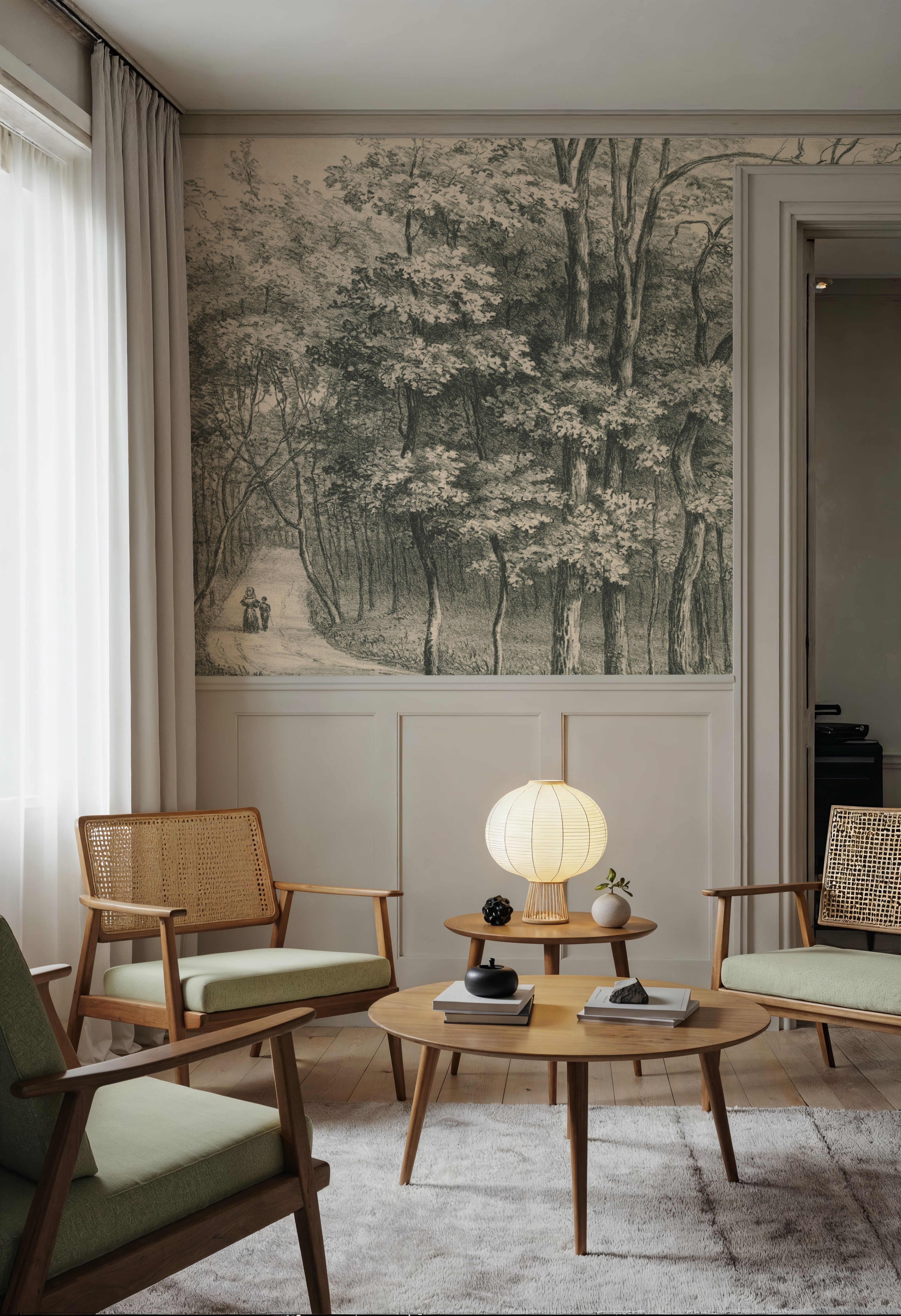 Grand Allée Etching