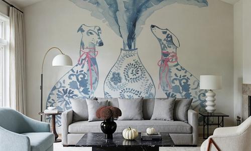 Chinoiserie Dogs I