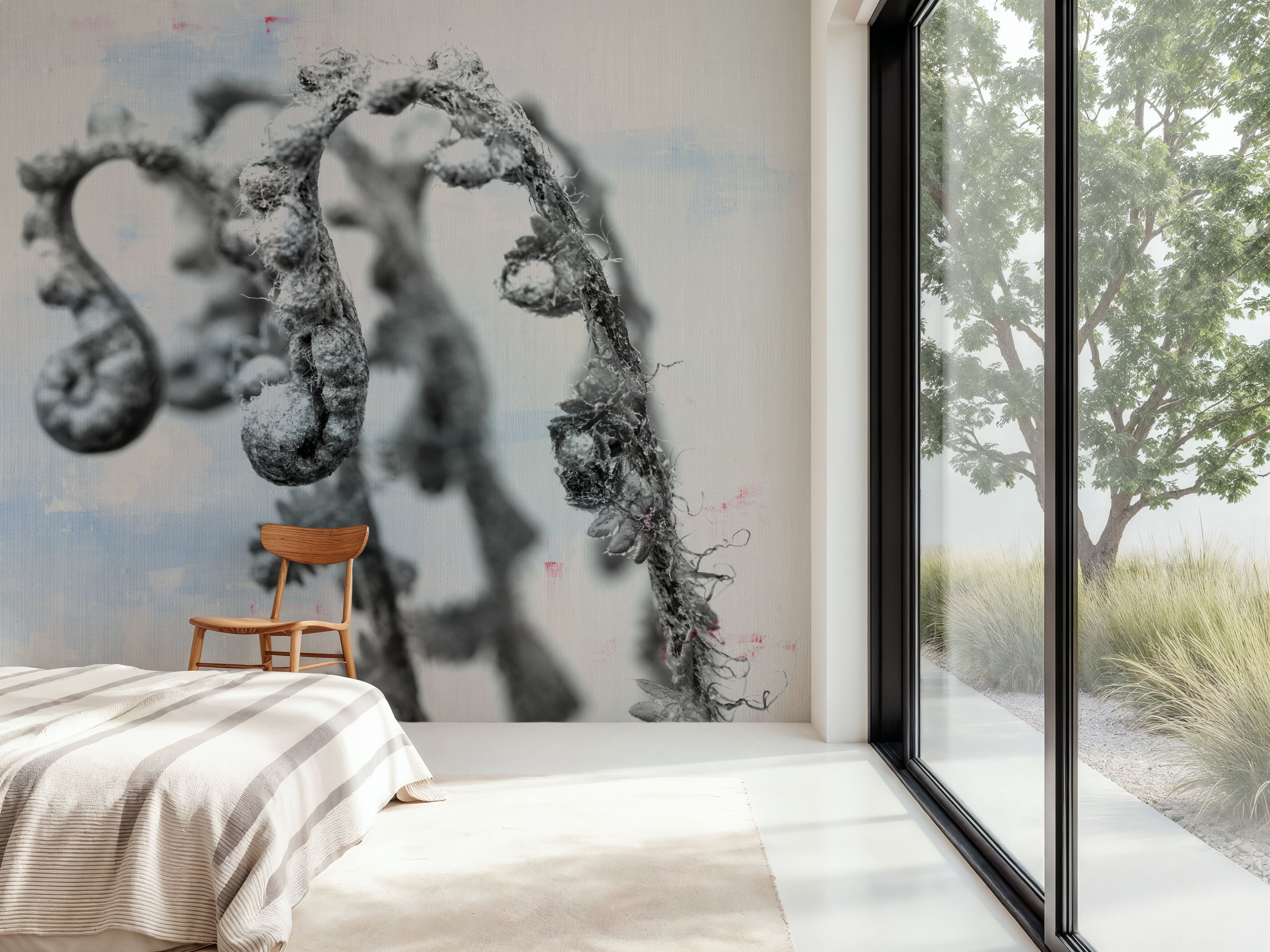 Fiddle Fern I, Wallpaper