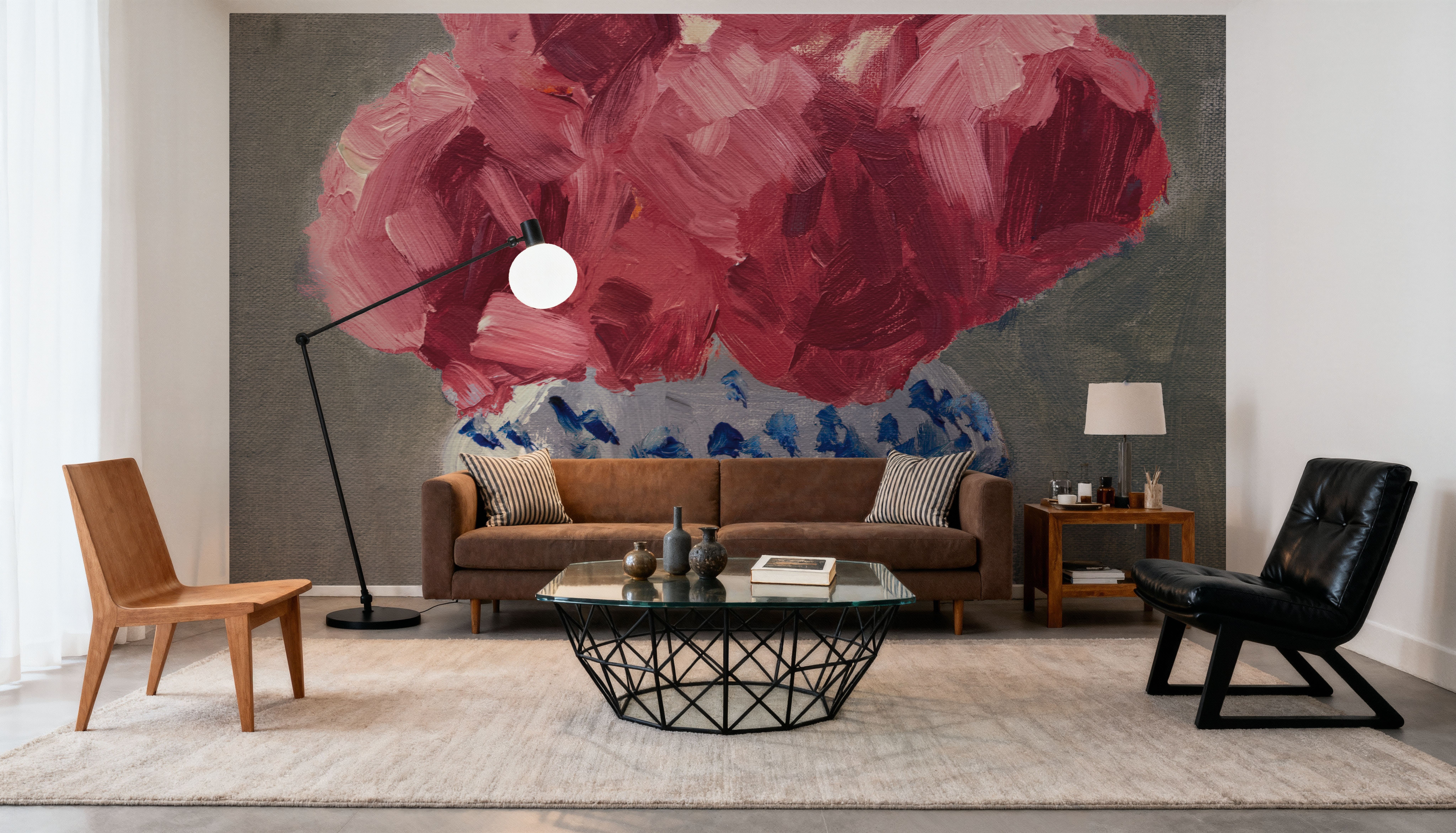 Peonies in Chinoiserie Vase Country Traditions