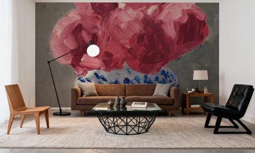 Peonies in Chinoiserie Vase Country Traditions