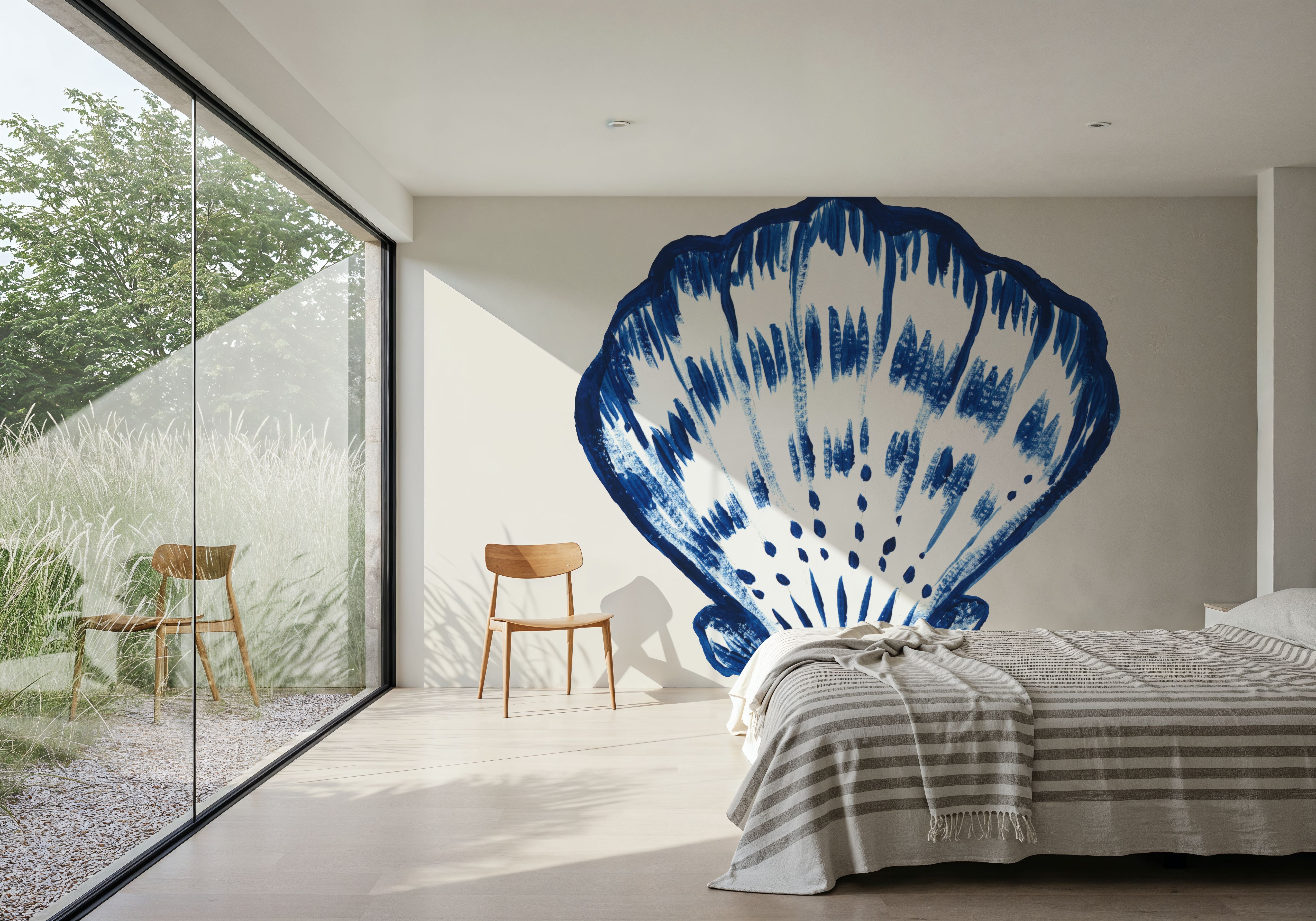 Blue Shell I, Wallpaper