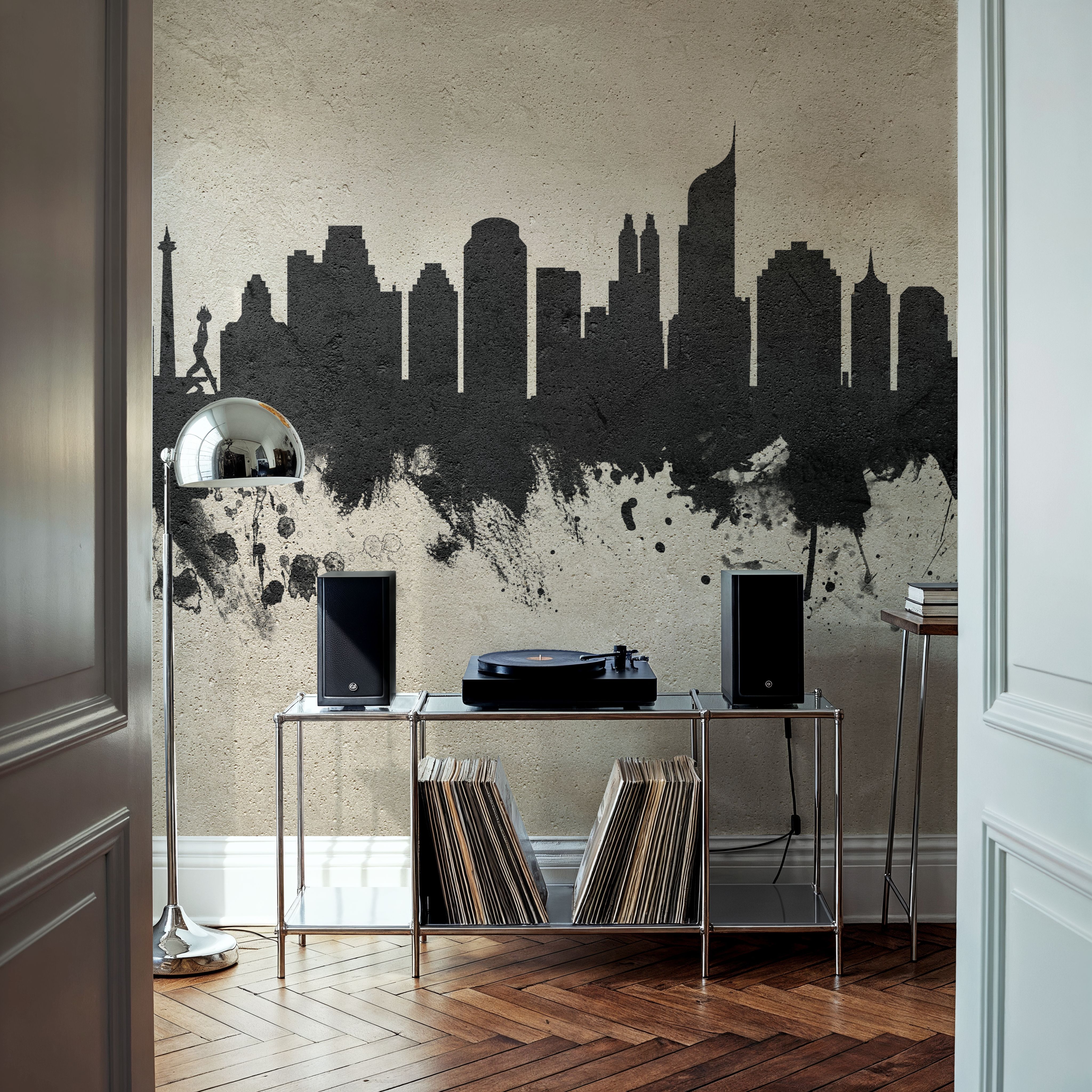 Jakarta Skyline Indonesia Concrete