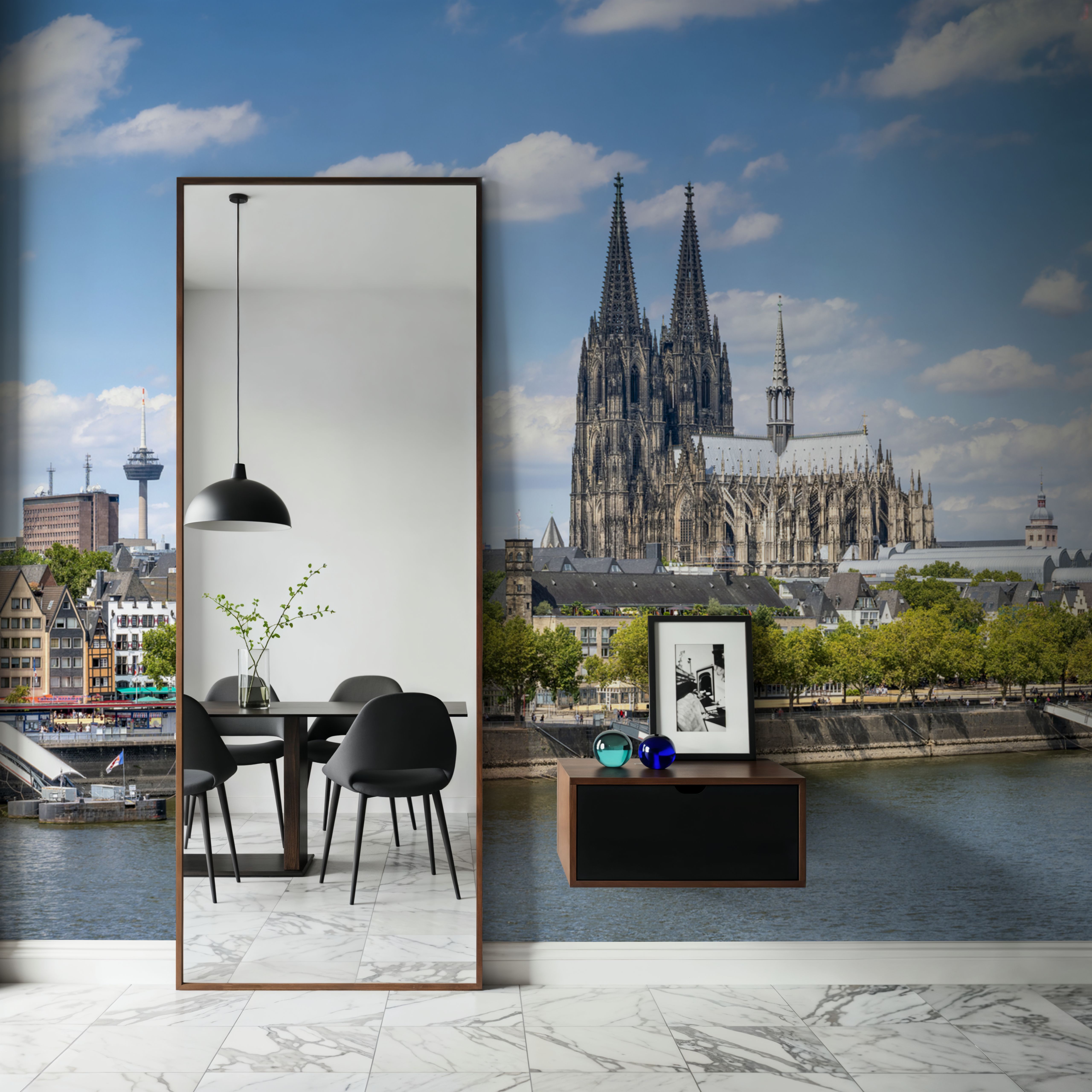 Cologne Cathedral and Great St. Martin Church