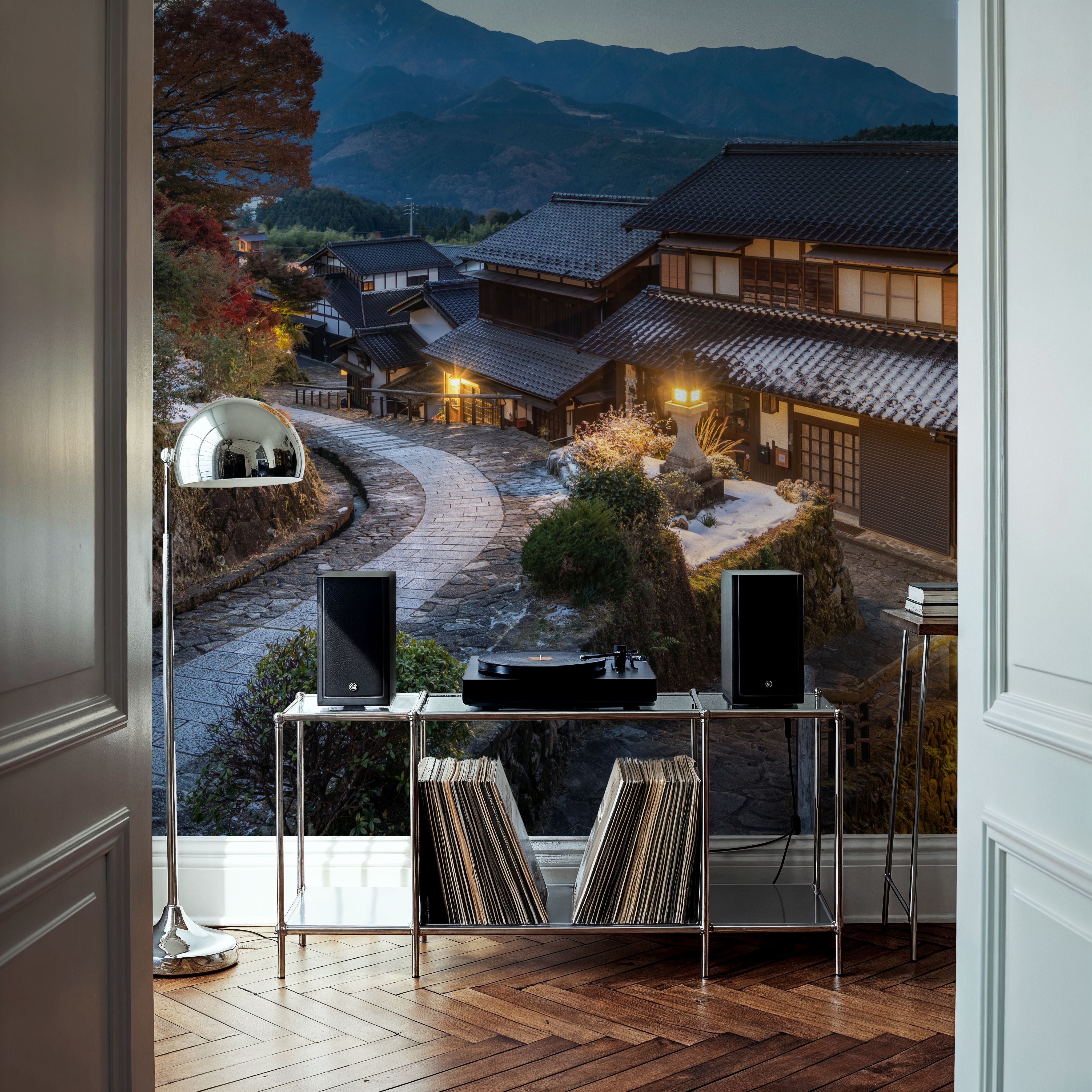 Magome town at Night