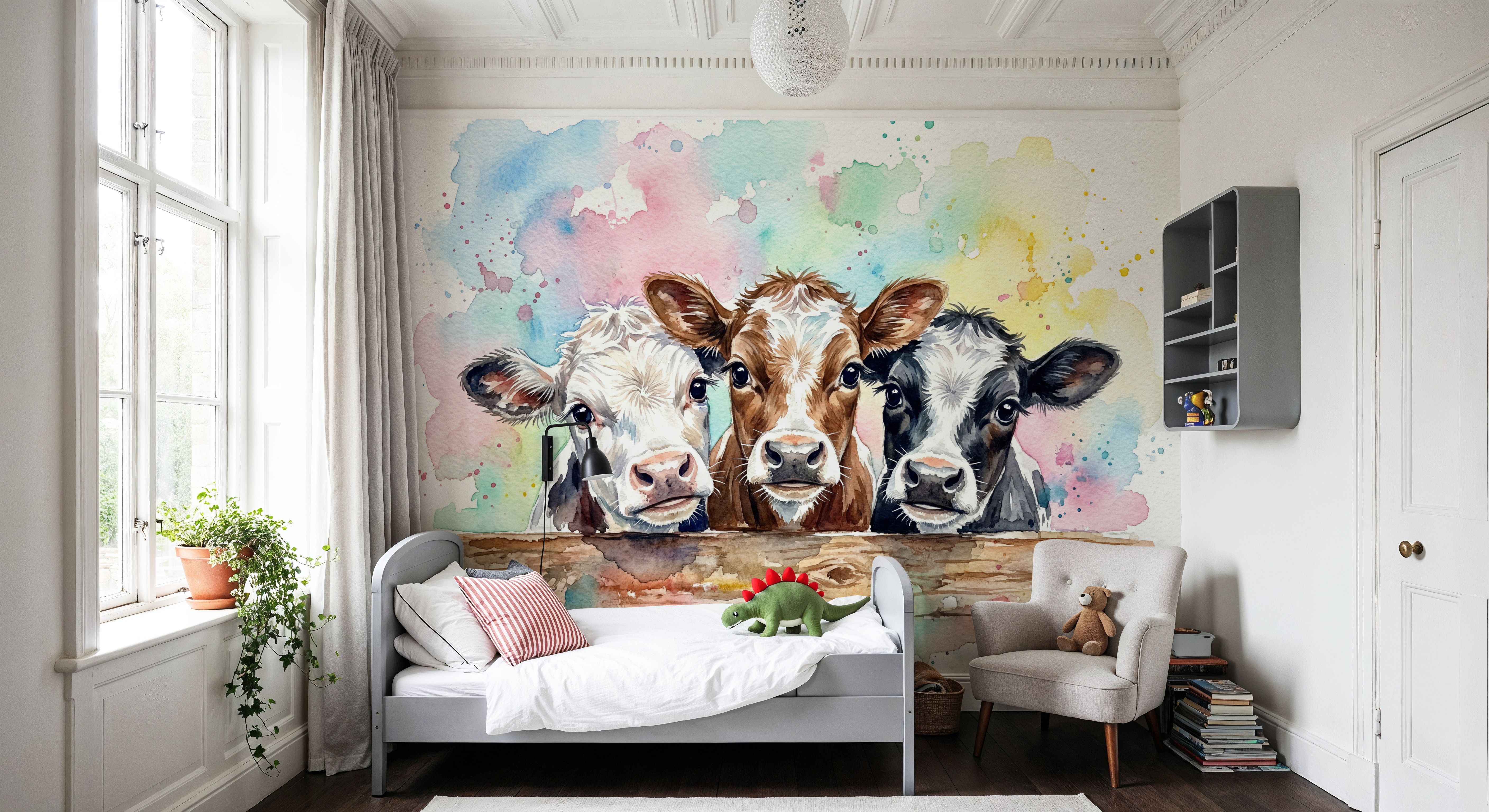 Calves - Cute Baby Animals Series, Taustakuva