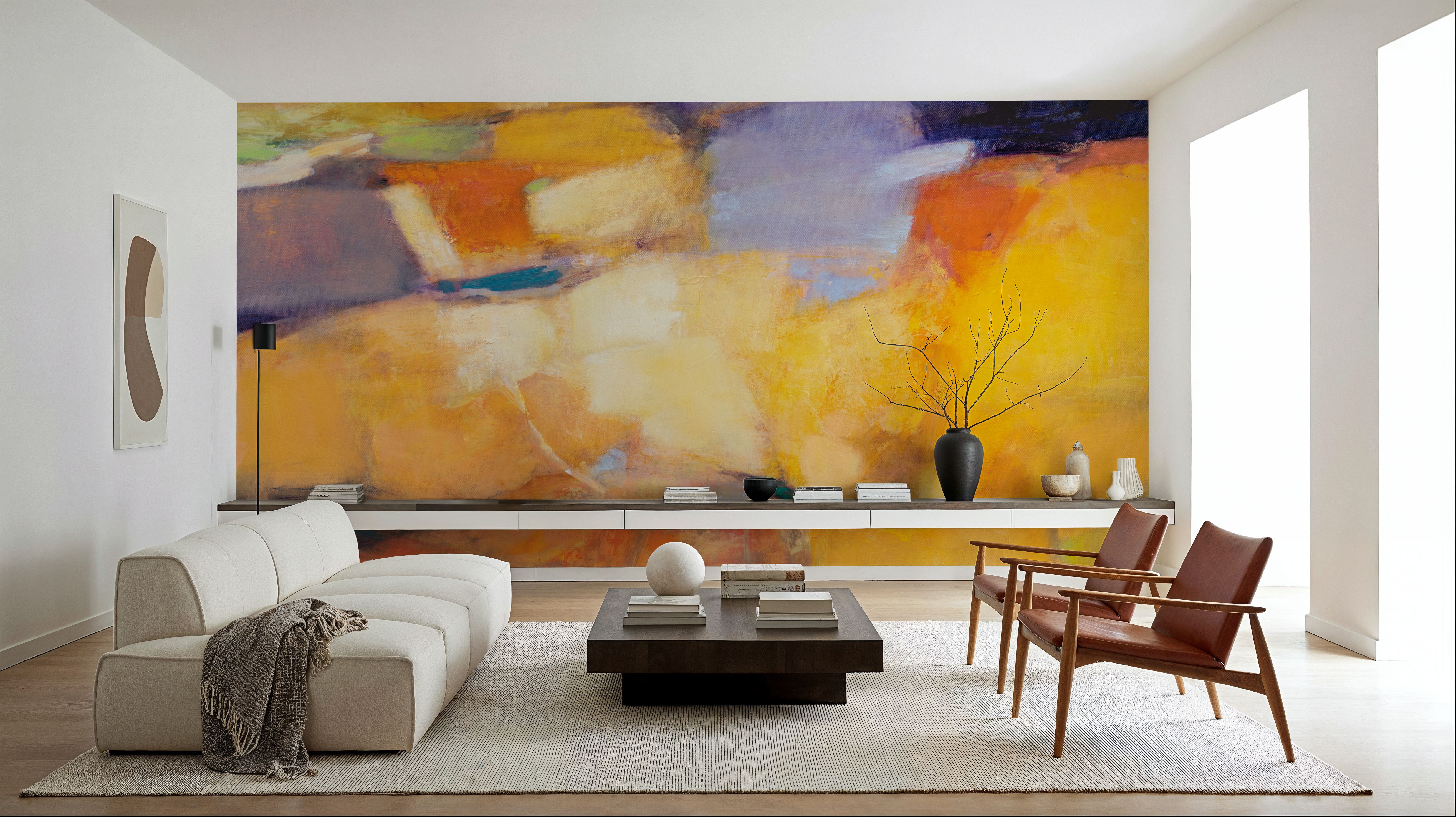 Vibrant Tangerine, Tapeten