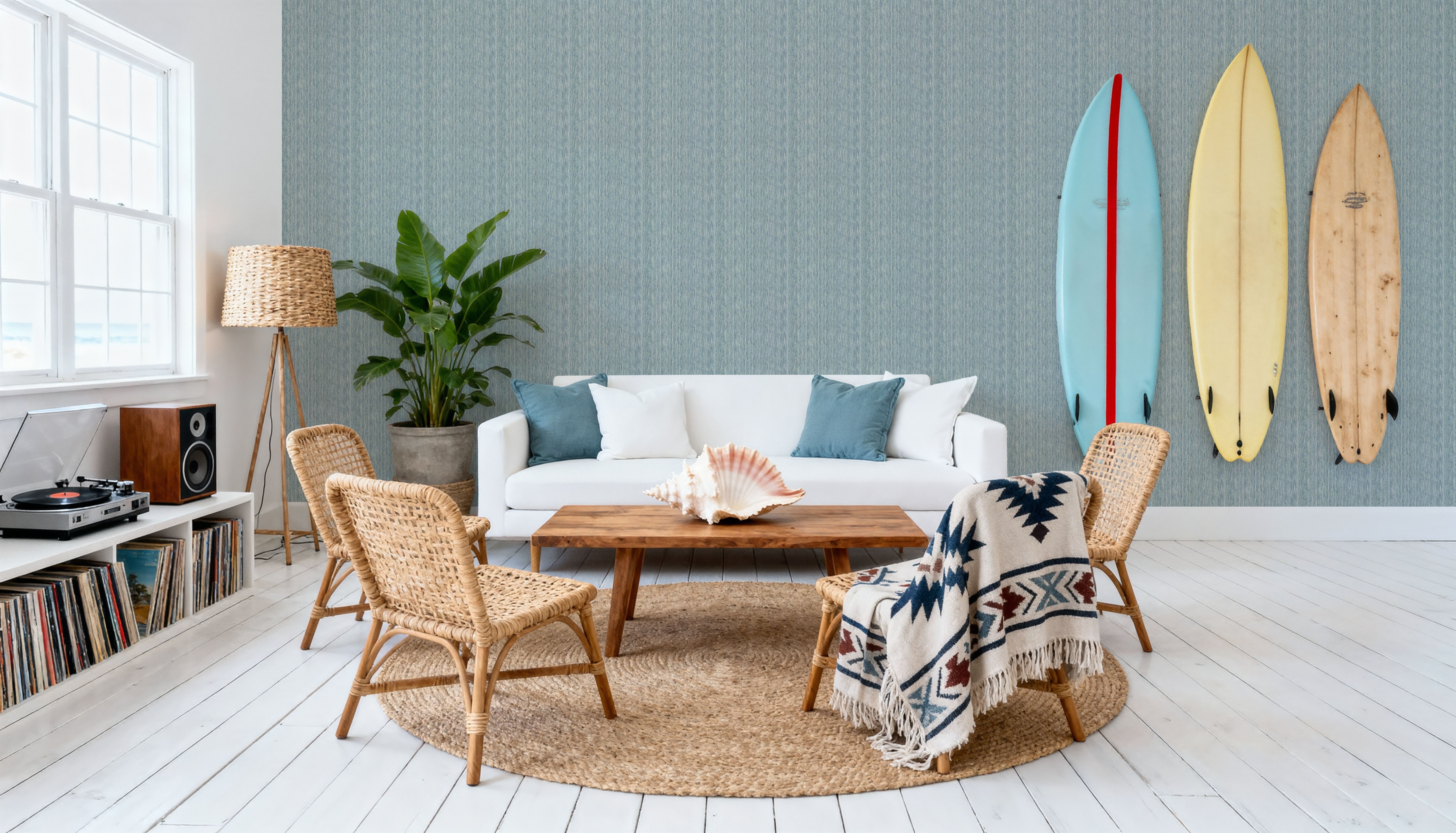 Faux Cloth Texture, Seafoam