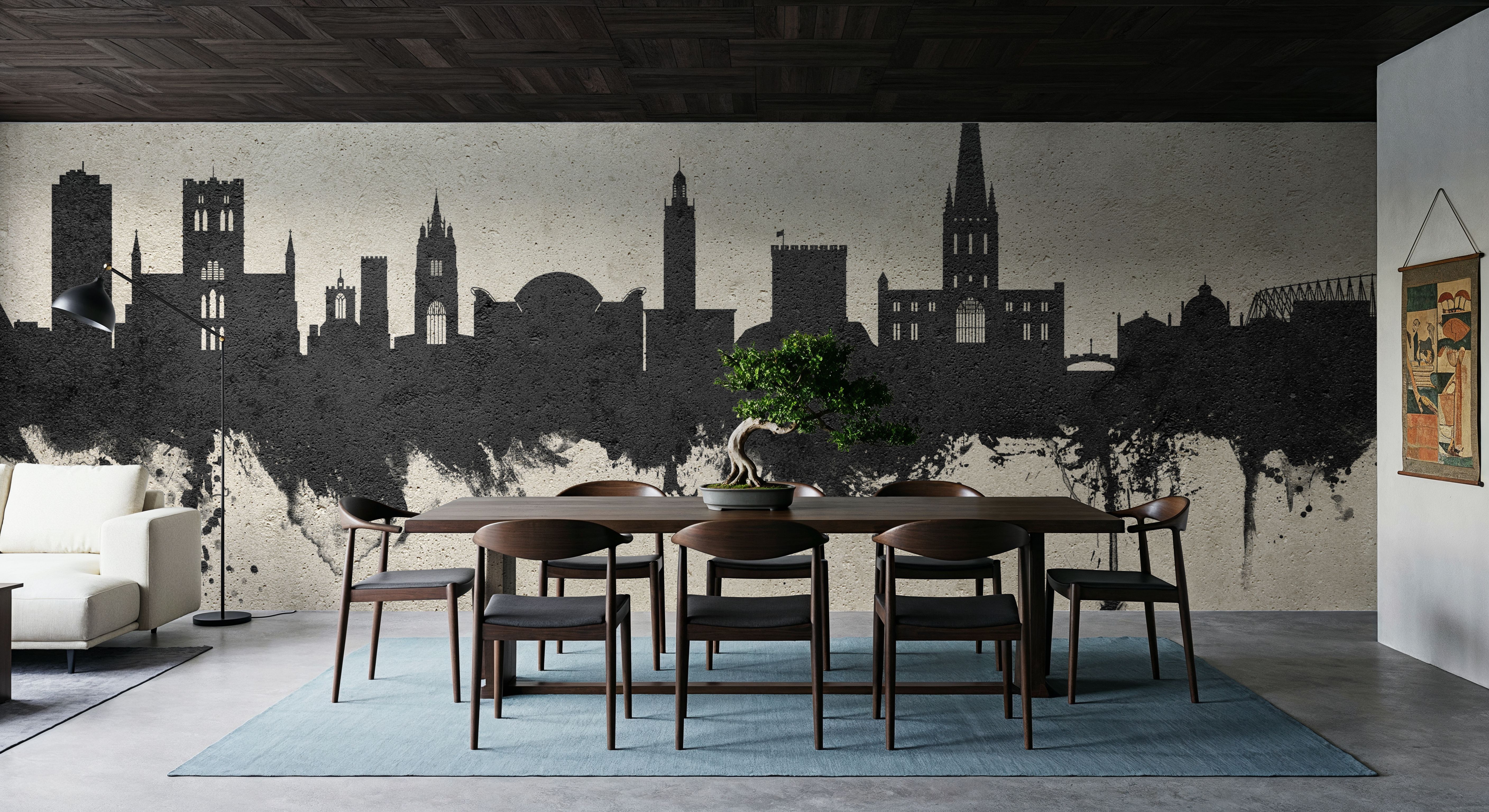 Norwich England Skyline Concrete