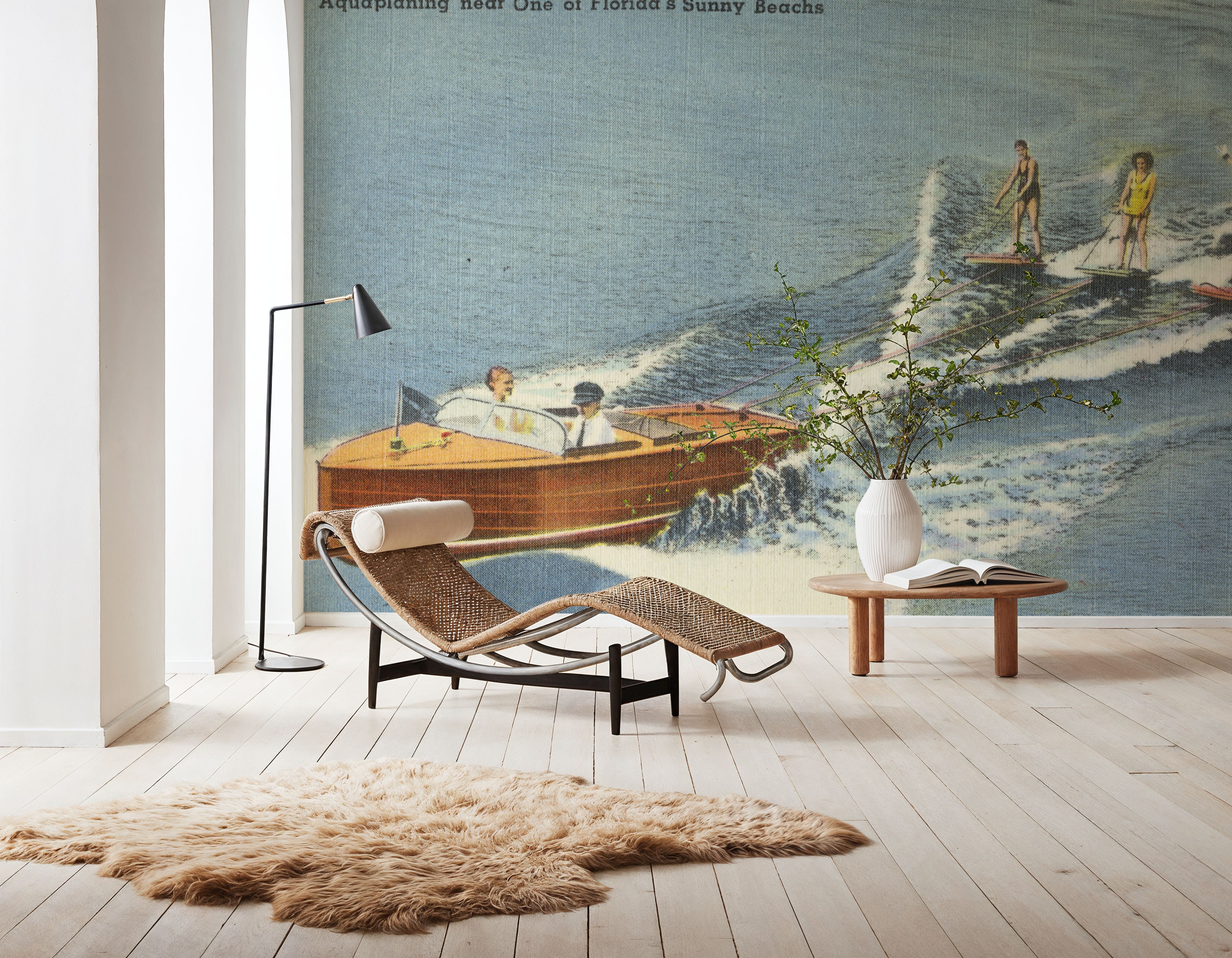 Greetings from Aquaplaning - Screenprint Postcard