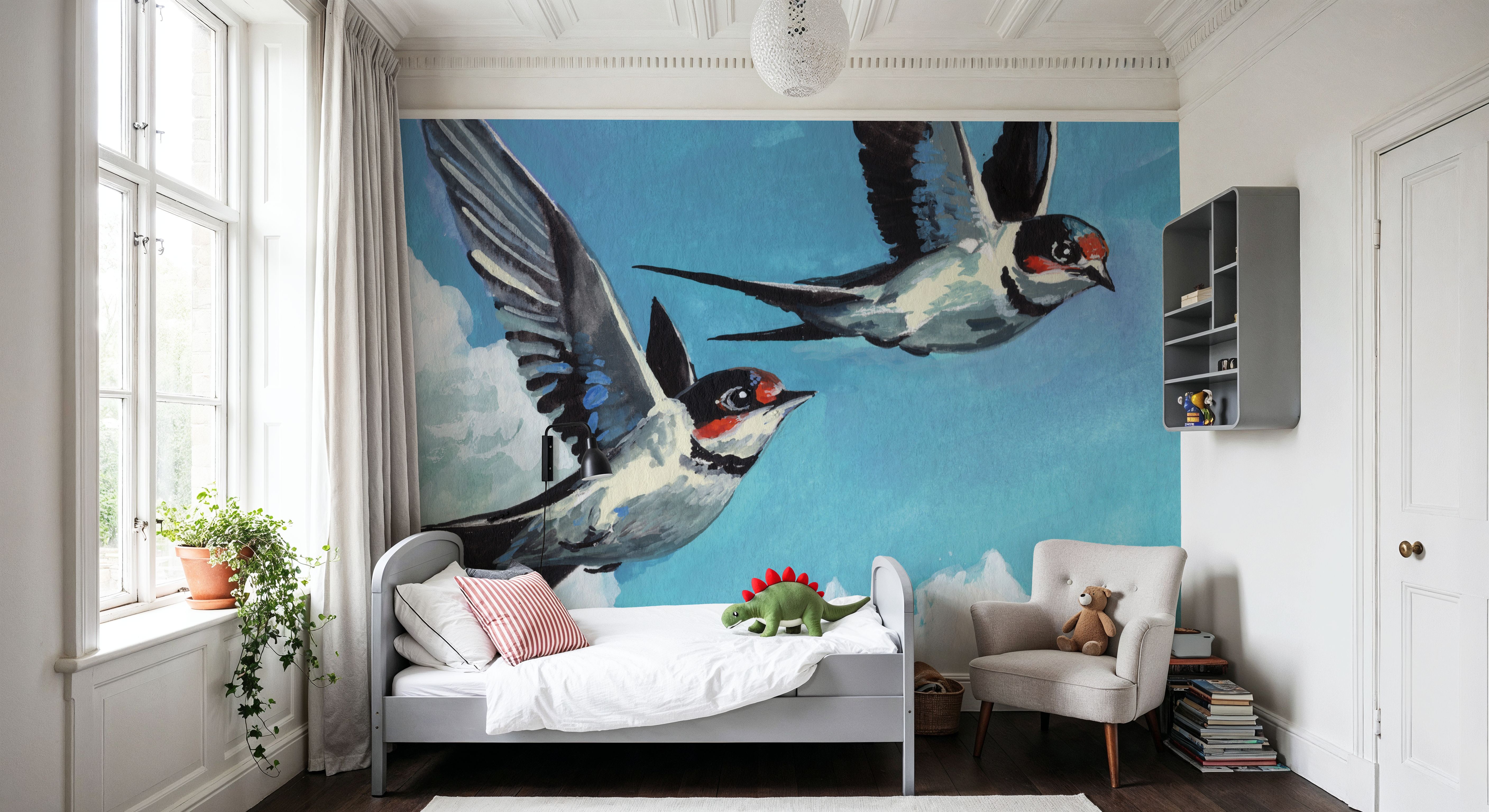 Two Birds in The Clouds
