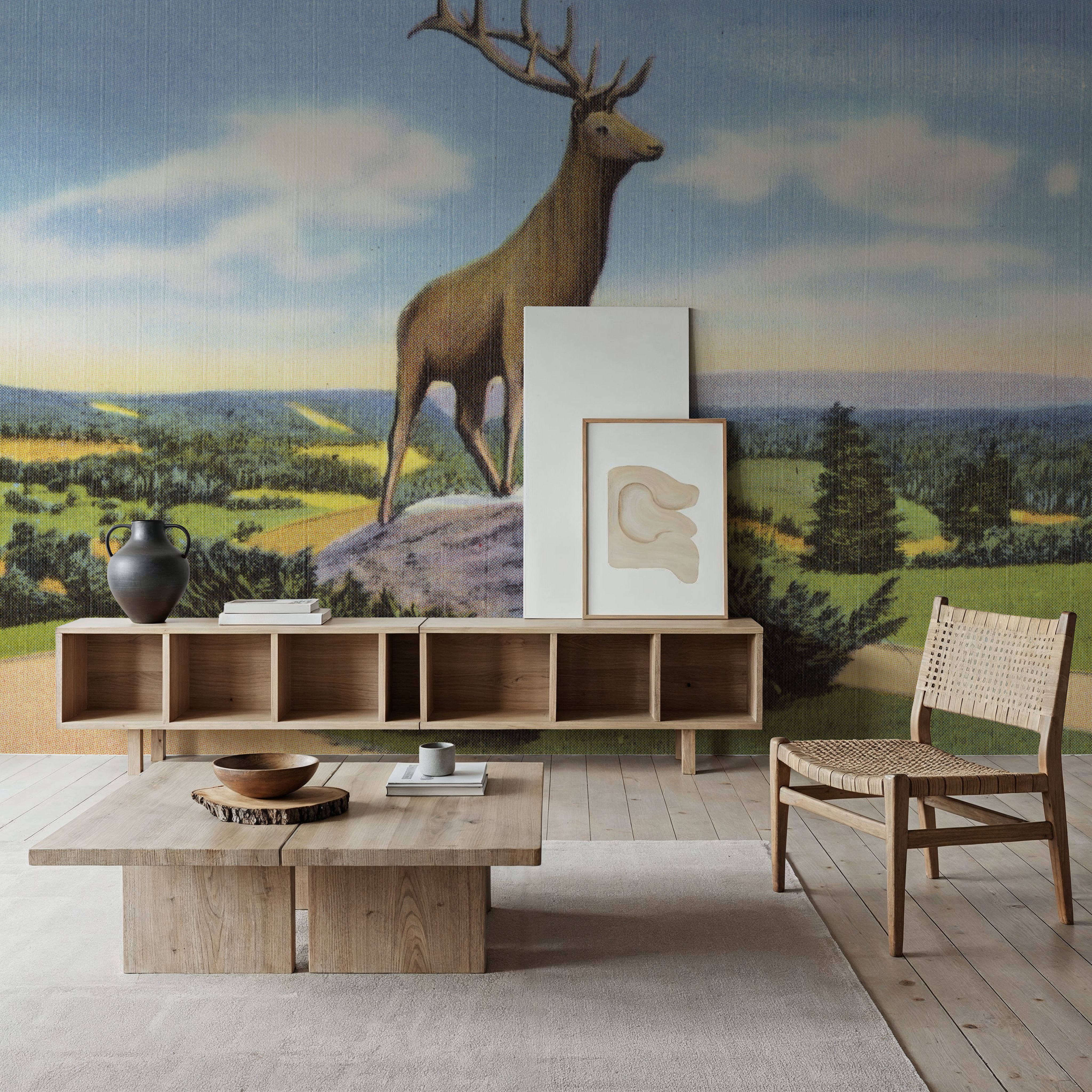 Deerfield - Screenprint Postcard