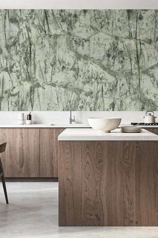 Green Strokes Marble