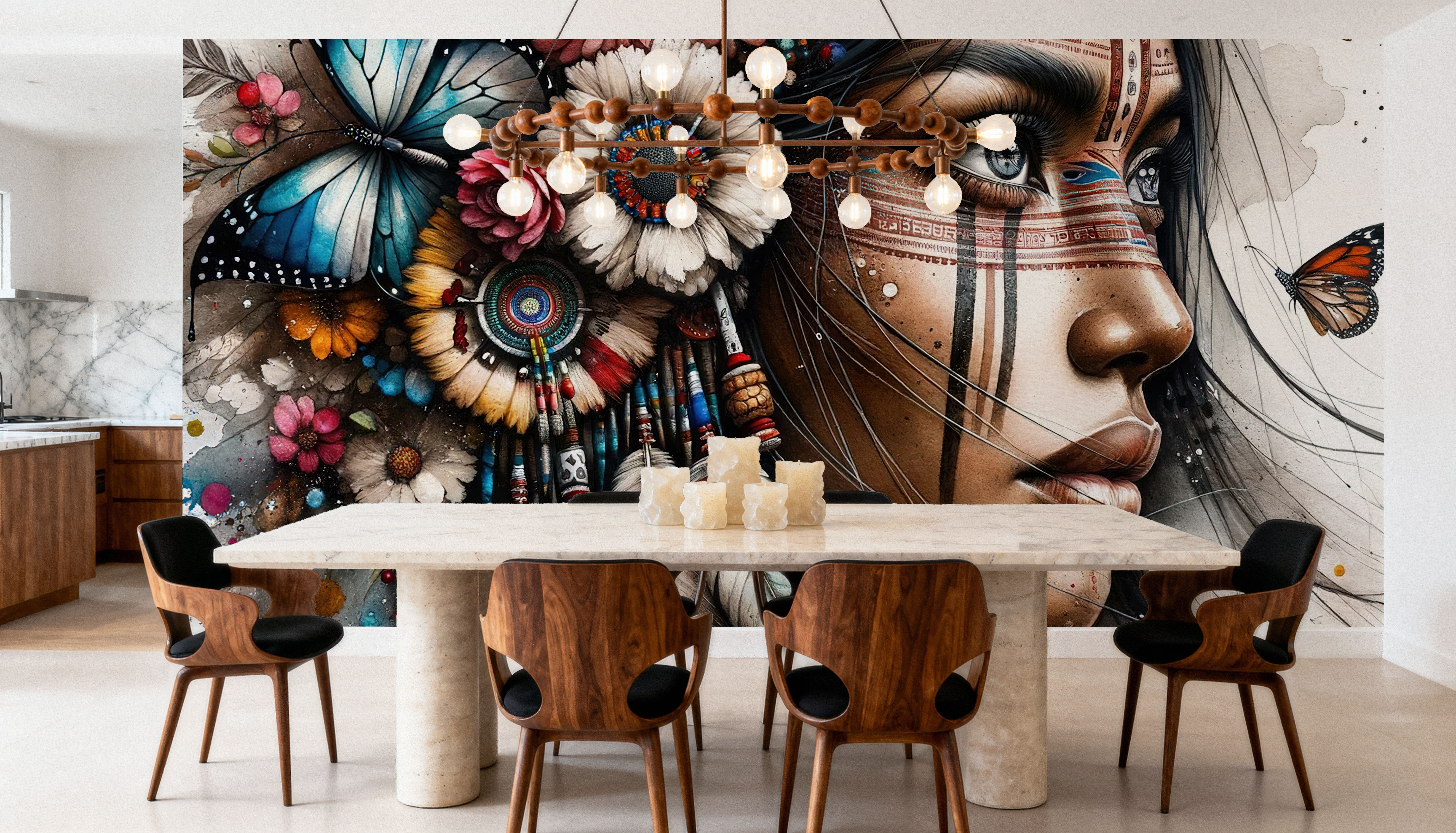 Feathers and Butterflies